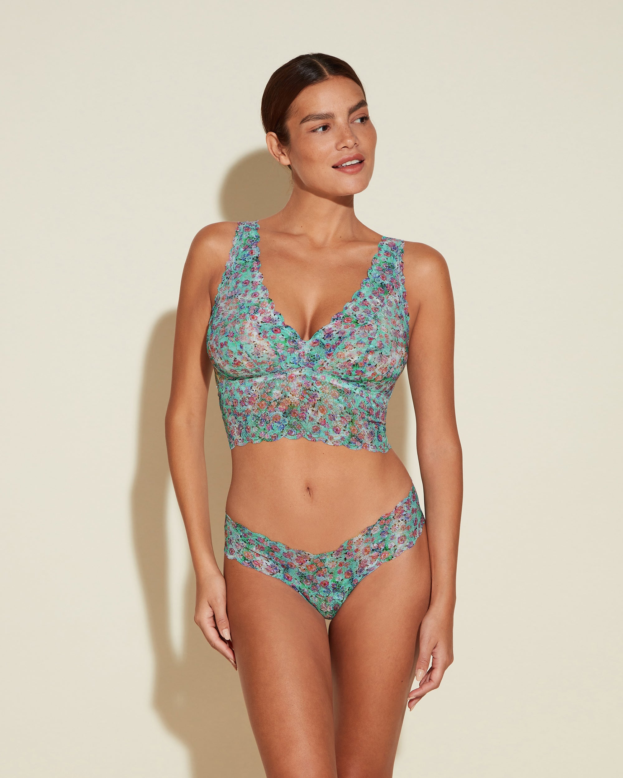 Imprimé String - Never Say Never Printed Tanga Taille Basse Cutie