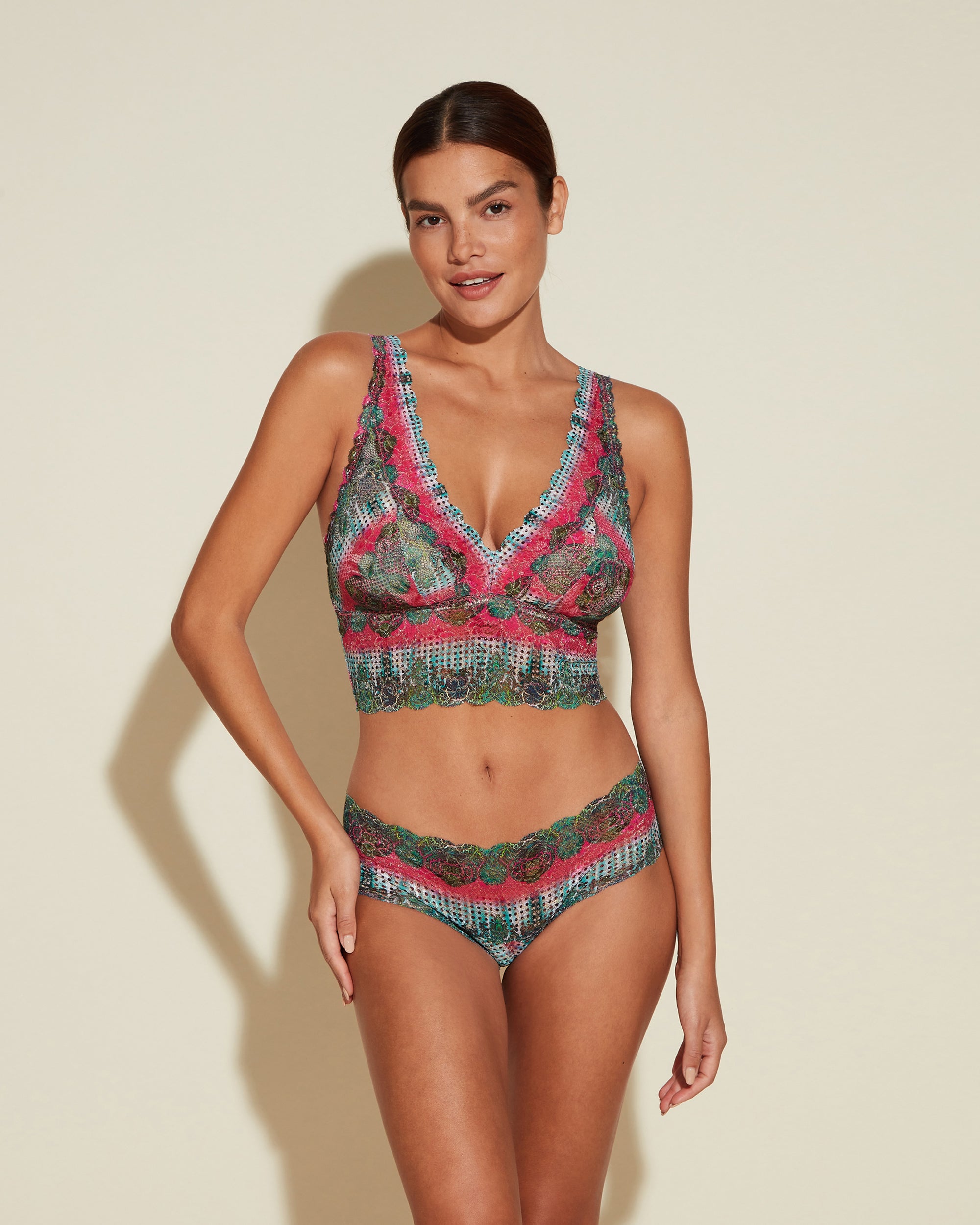 Gedruckt Hotpants - Never Say Never Printed Hottie Boyshort