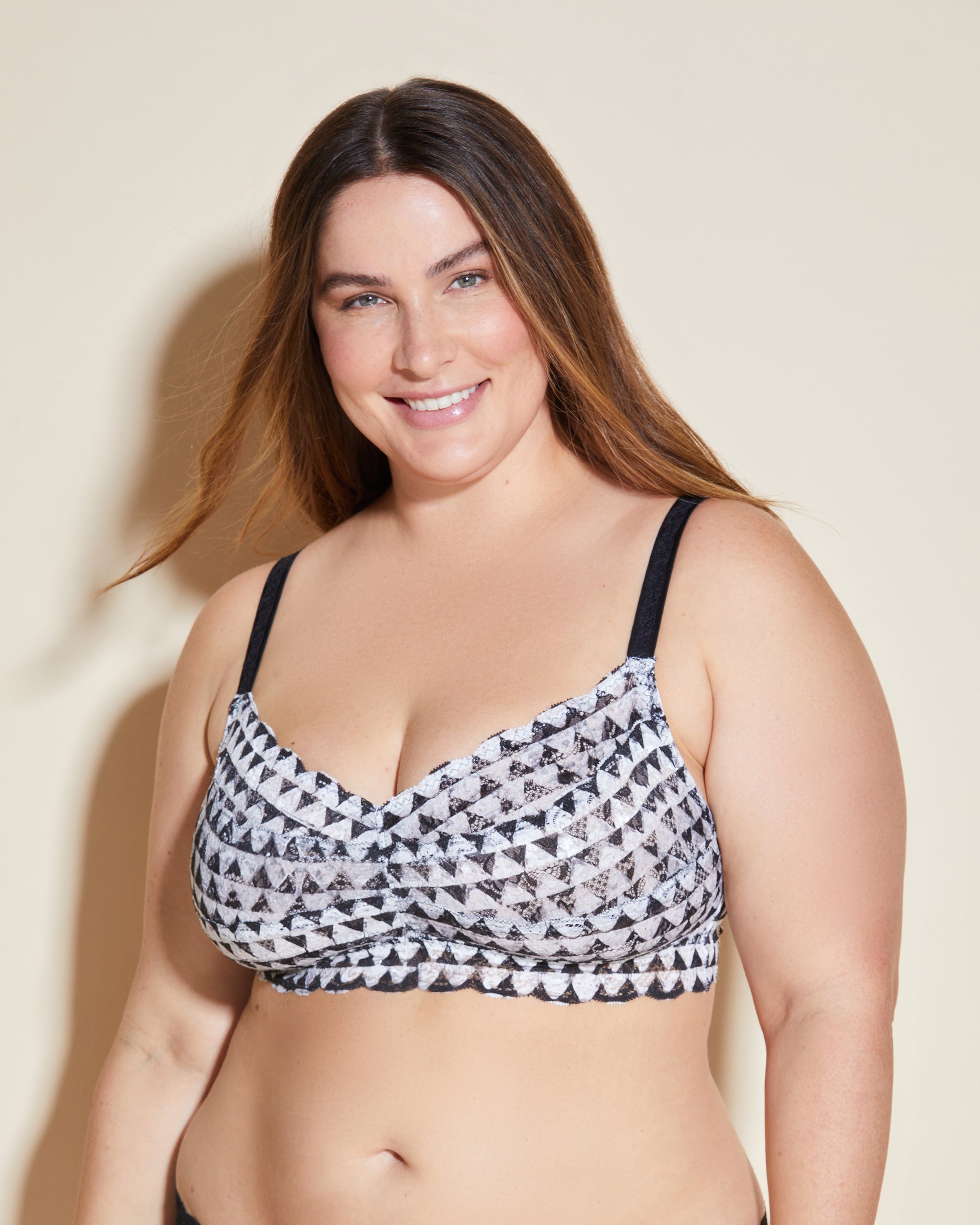 Imprimé Bralette - Never Say Never Extended Printed Brassière Sweetie Grandes Tailles