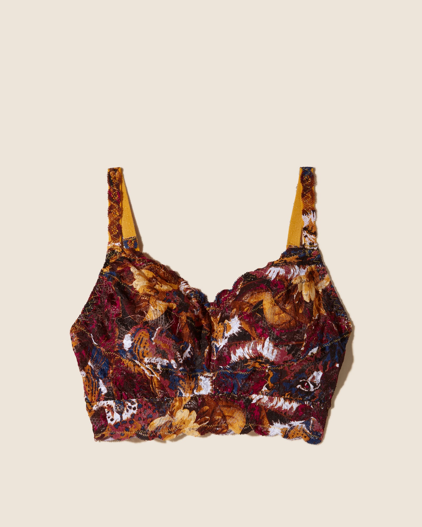 Imprimé Bralette - Never Say Never Printed Brassière Curvy Sweetie