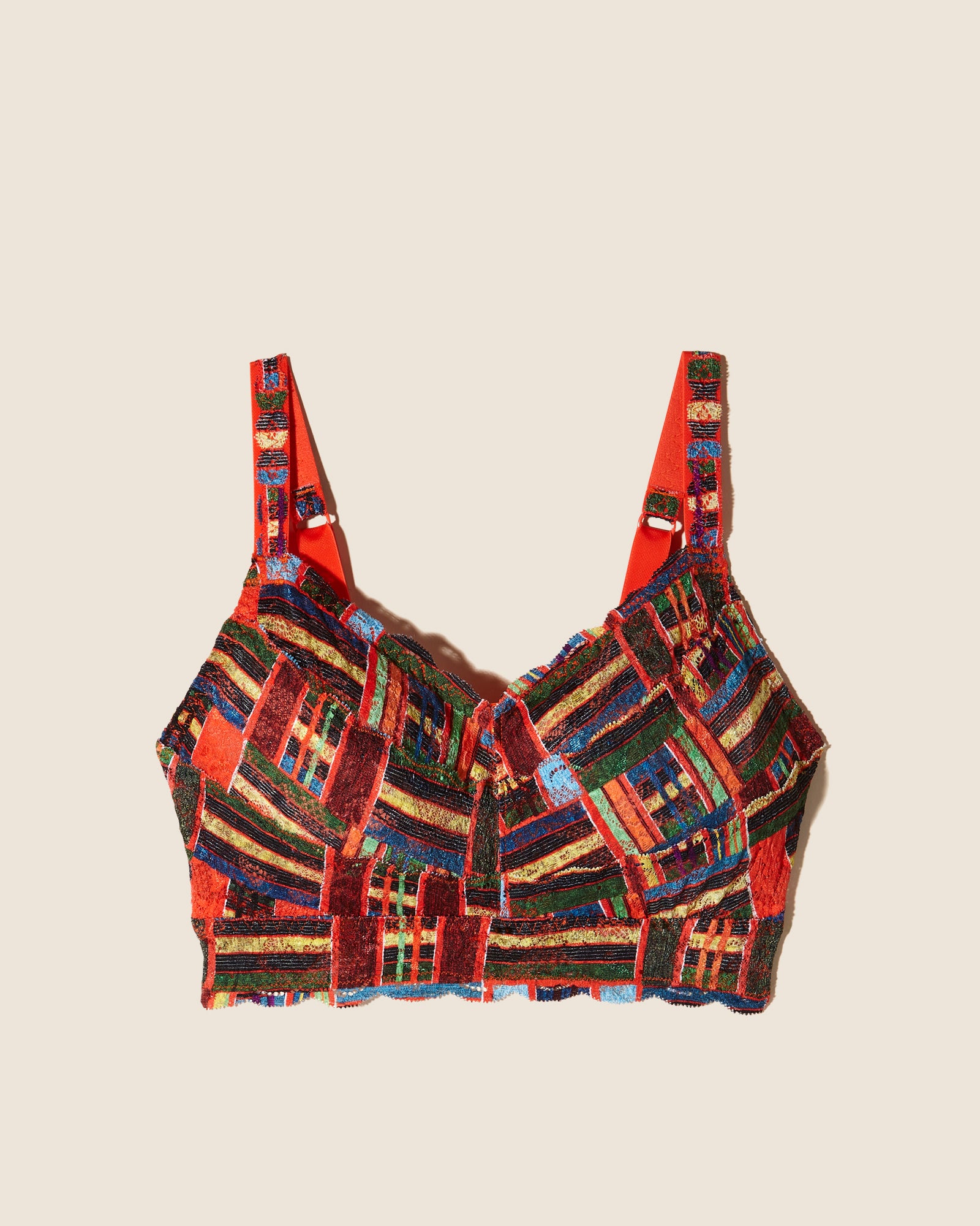 Print Bralette - Never Say Never Printed Curvy Sweetie Bralette