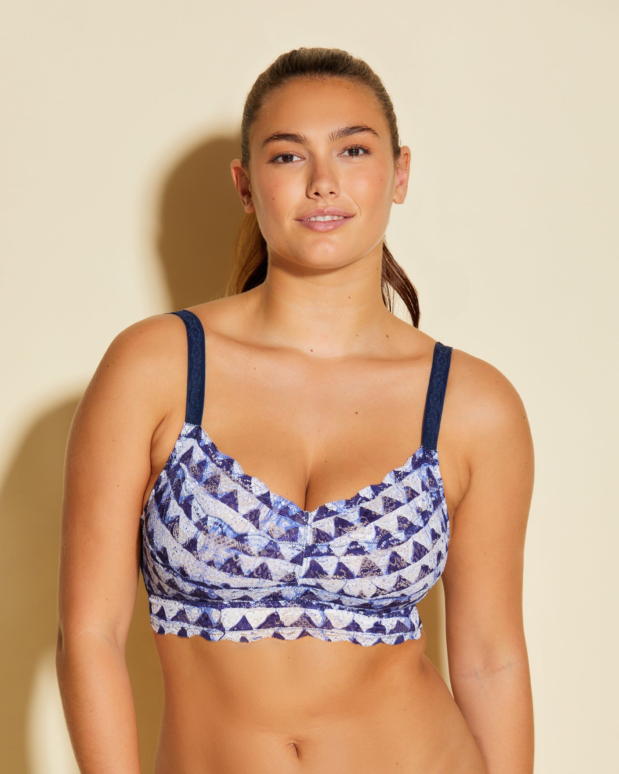 Print Bralette - Never Say Never Printed Curvy Sweetie Bralette