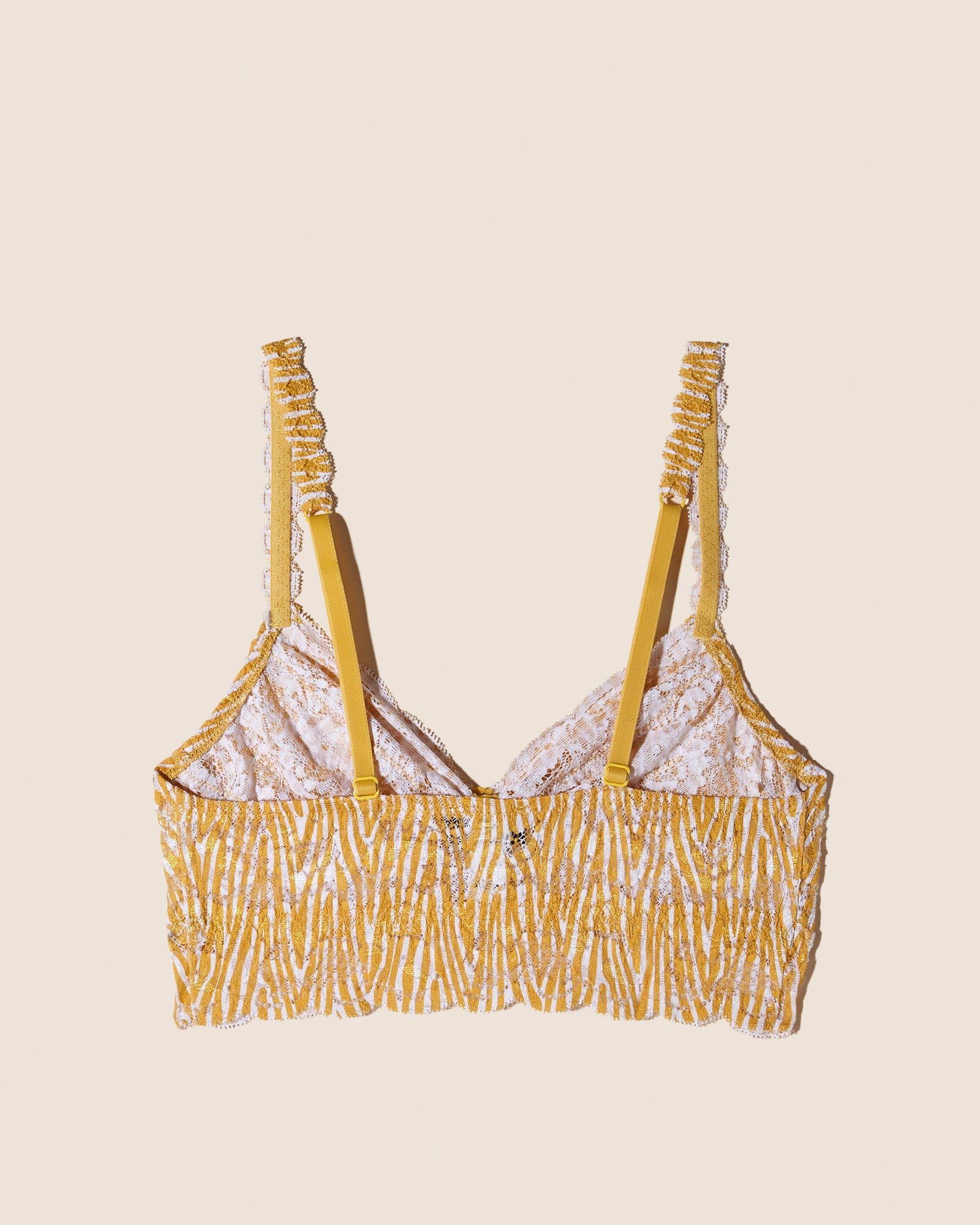 Yellow Bralette - Never Say Never Printed Petite Sweetie Bralette
