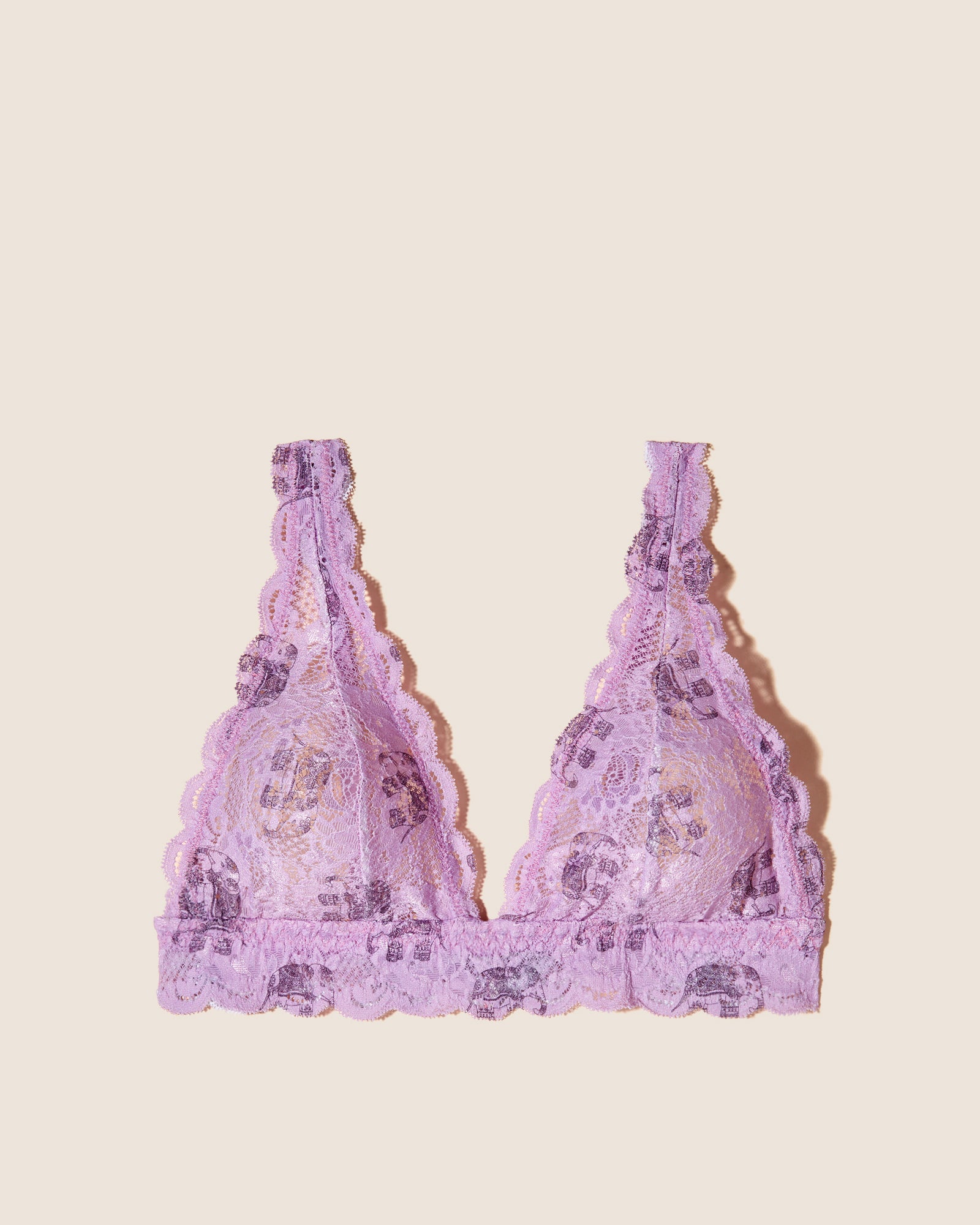 Estampado Bralette - Never Say Never Printed Bralette Triangular