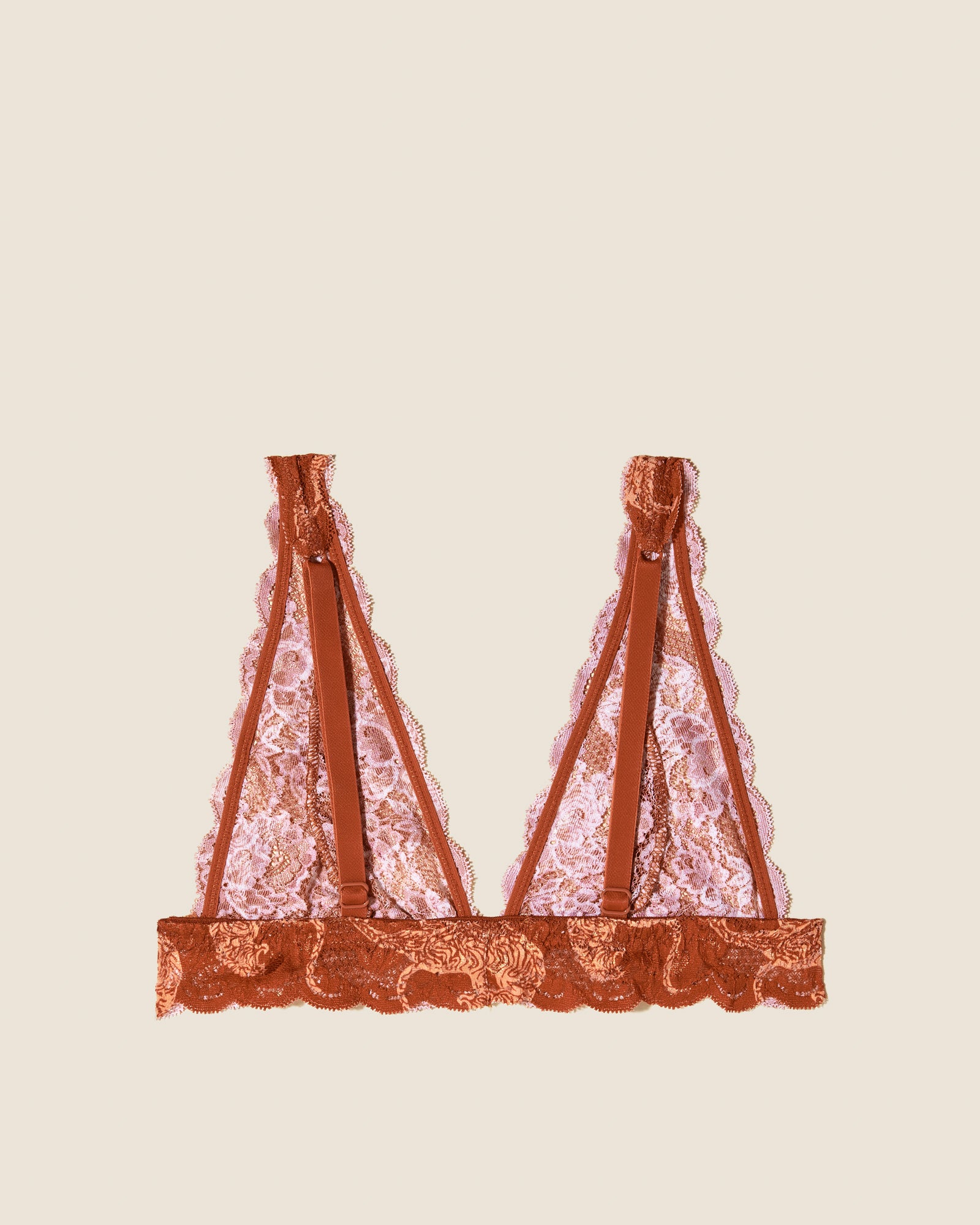 Stampa Bralette - Never Say Never Printed Bralette A Triangolo Alto