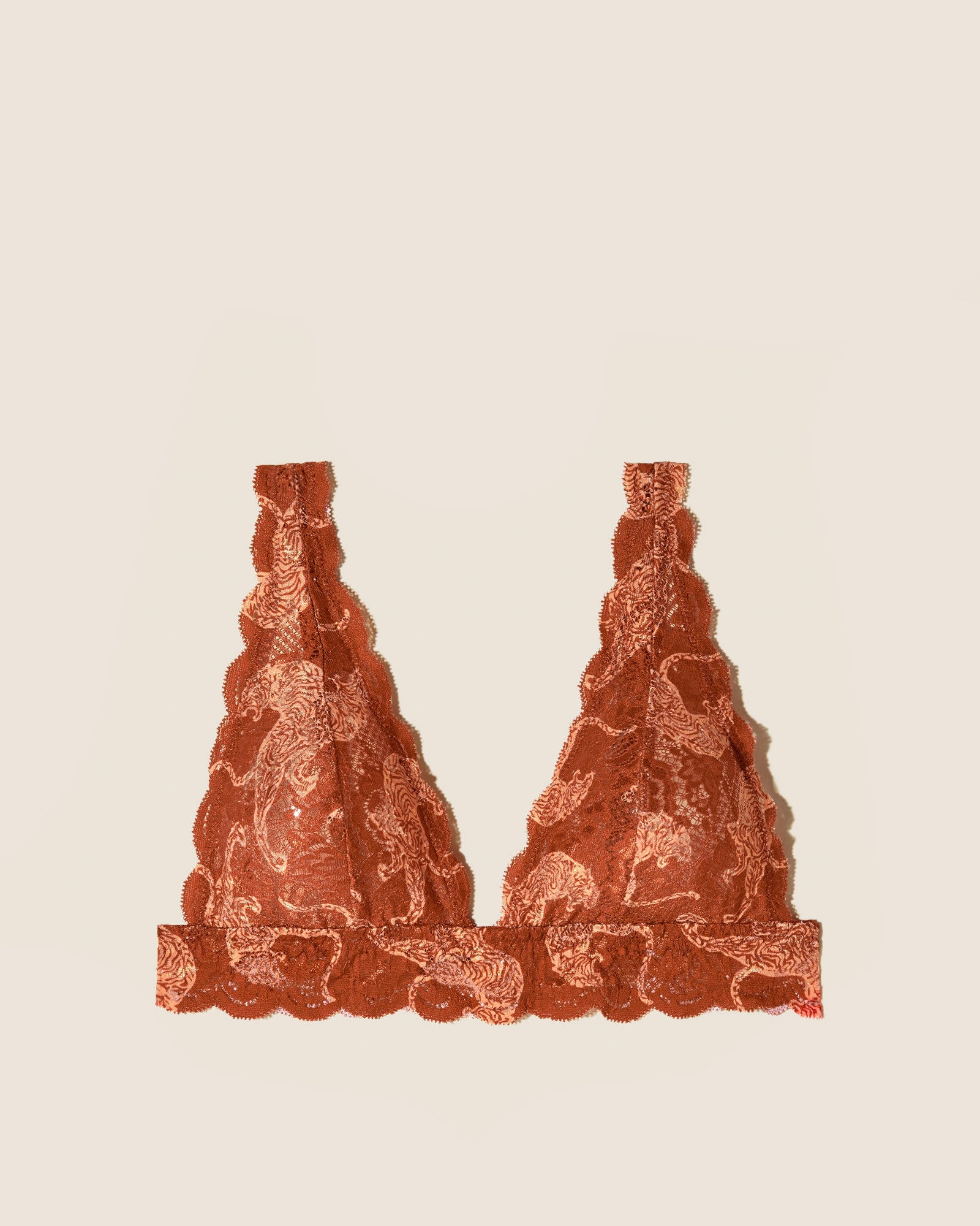 Stampa Bralette - Never Say Never Printed Bralette A Triangolo Alto