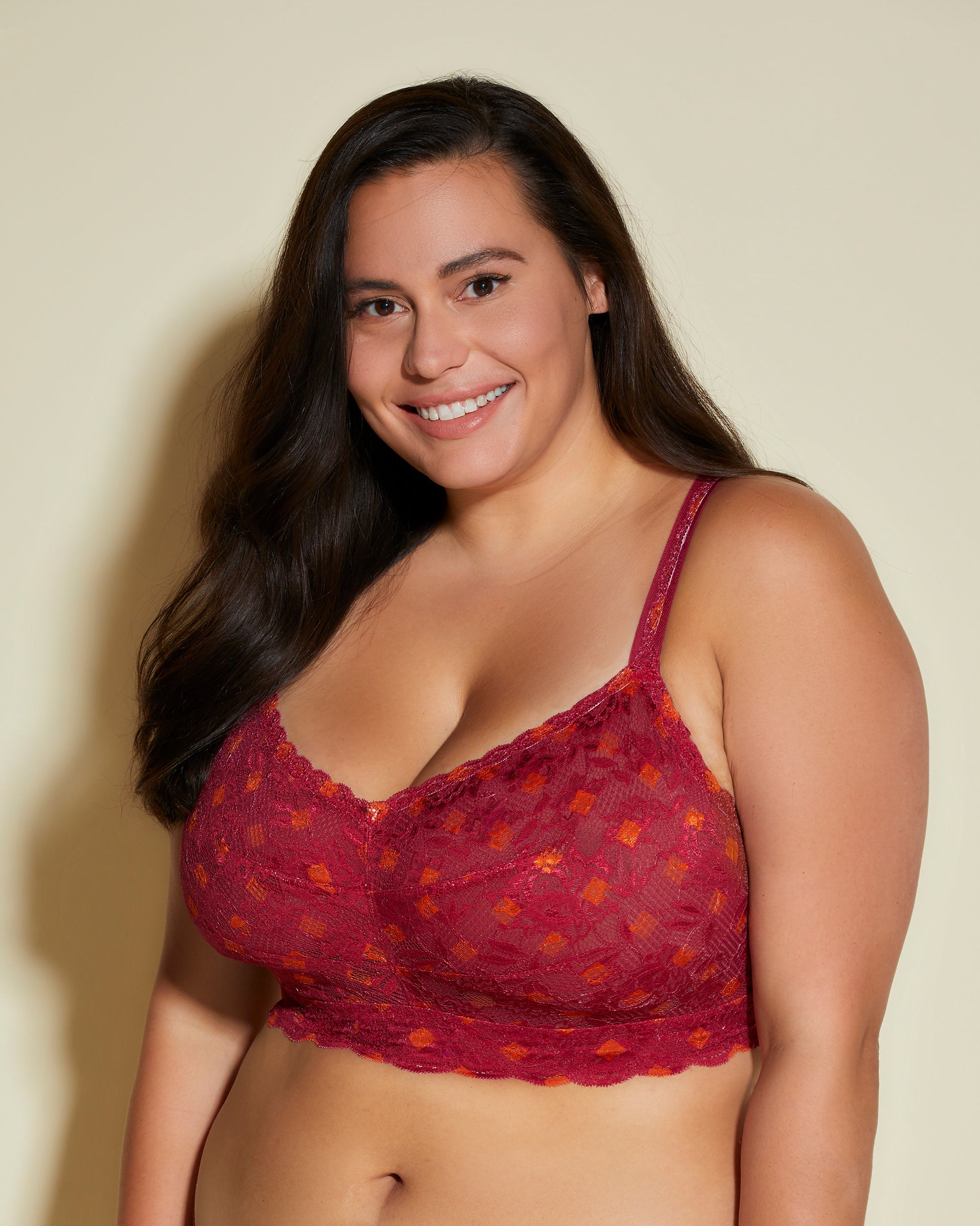 Rouge Bralette - Never Say Never Printed Bralette Sweetie Ultra Curvy