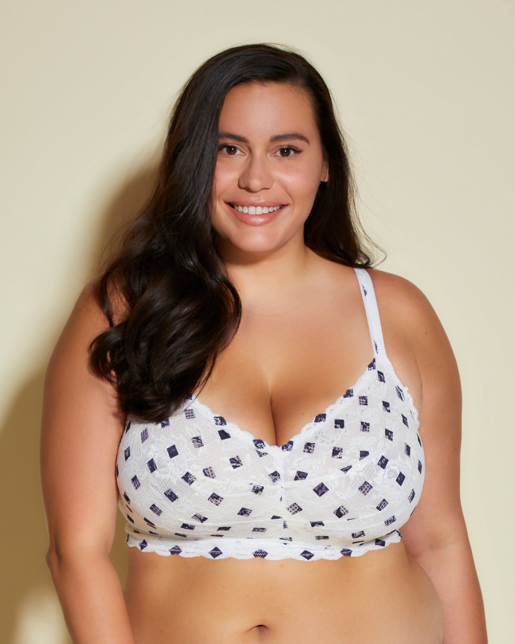 Bleue Bralette - Never Say Never Printed Bralette Sweetie Ultra Curvy