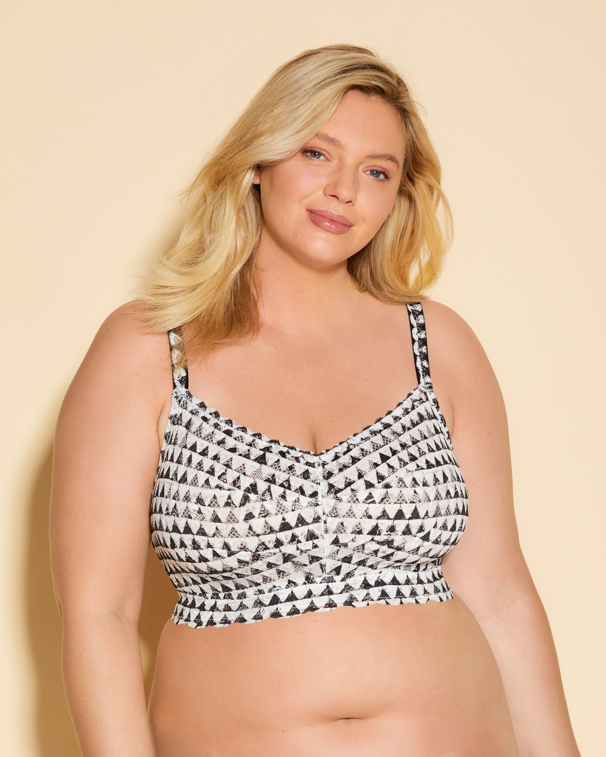 Imprimé Bralette - Never Say Never Printed Bralette Sweetie Ultra Curvy