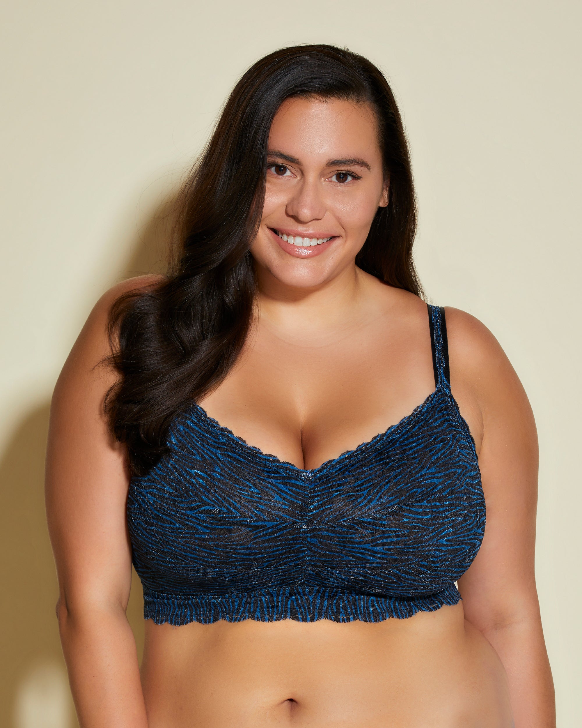 Bleue Bralette - Never Say Never Printed Bralette Sweetie Ultra Curvy