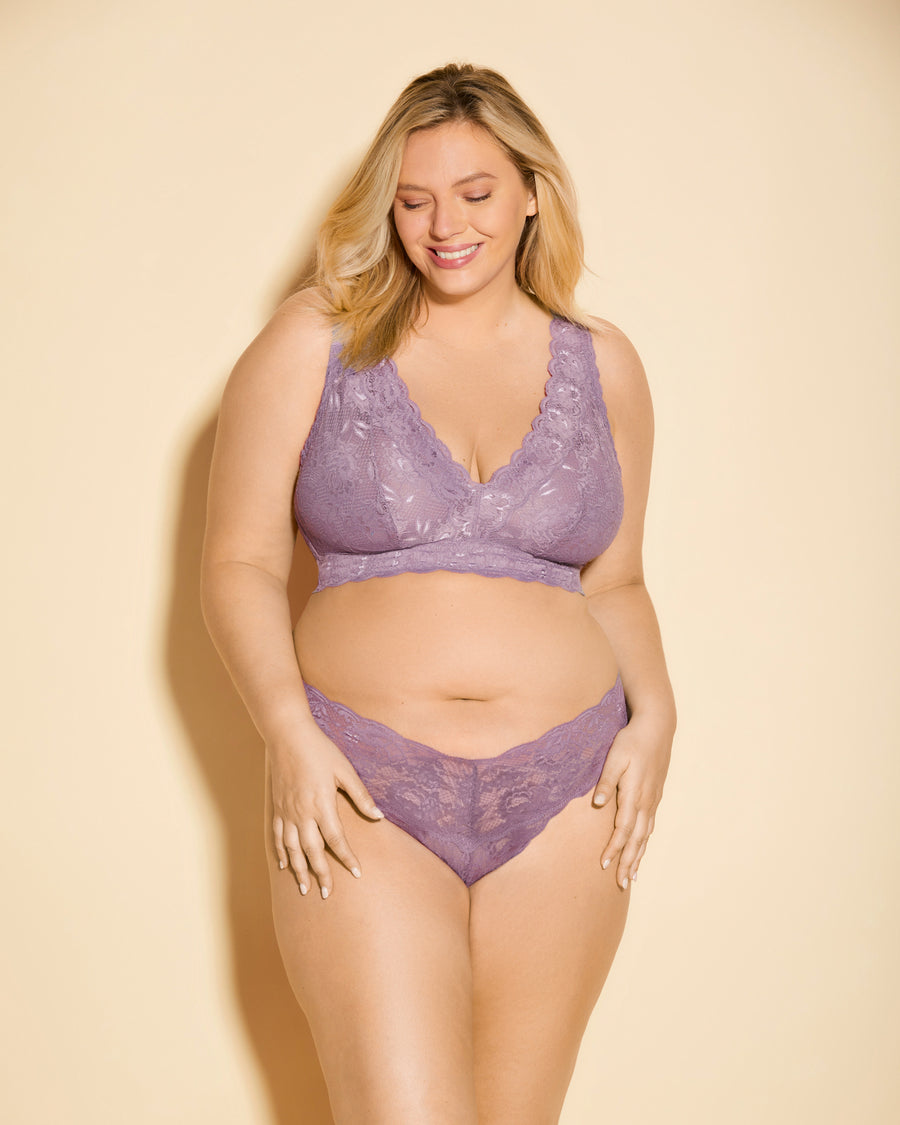 Purple Thong - Never Say Never Extended Cutie Low Rise Thong