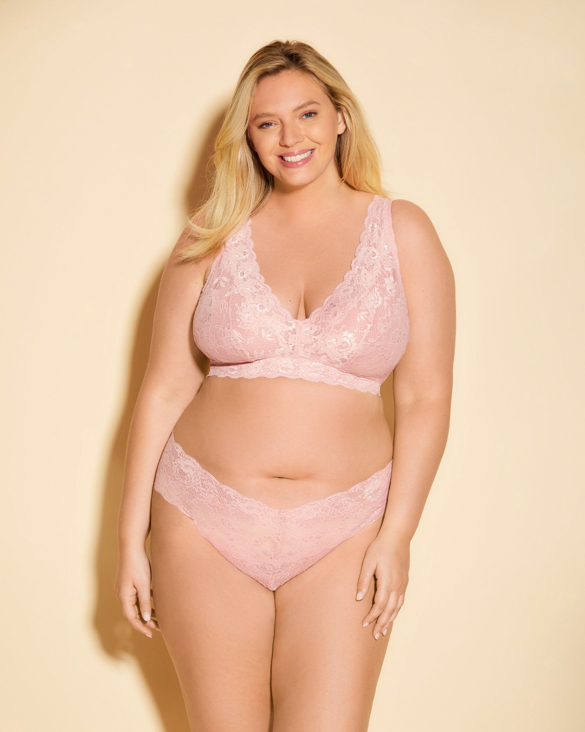 Rosa Tanga - Never Say Never Extended Cutie Tief Sitzender Tanga