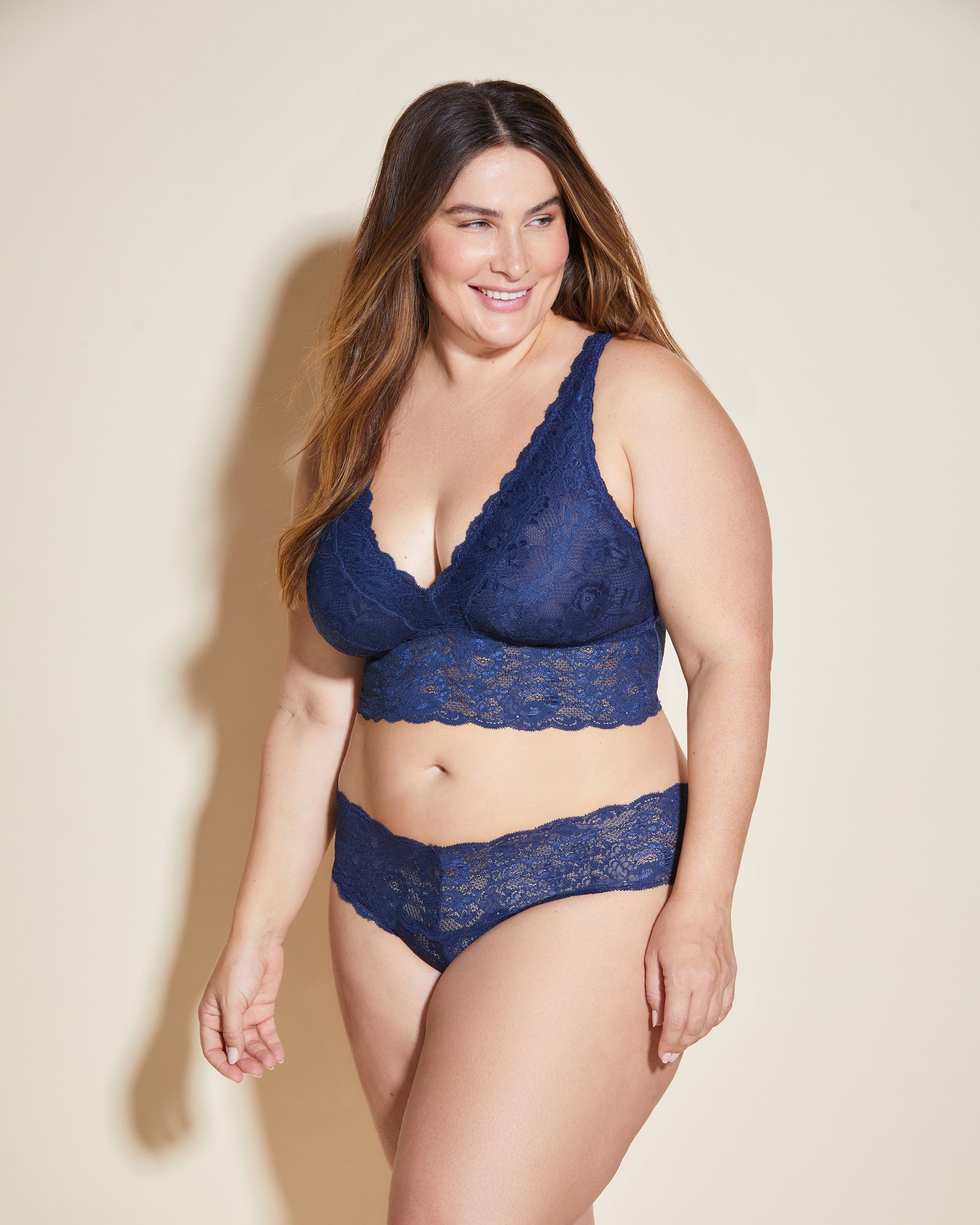 Blue Thong - Never Say Never Extended Cutie Low Rise Thong