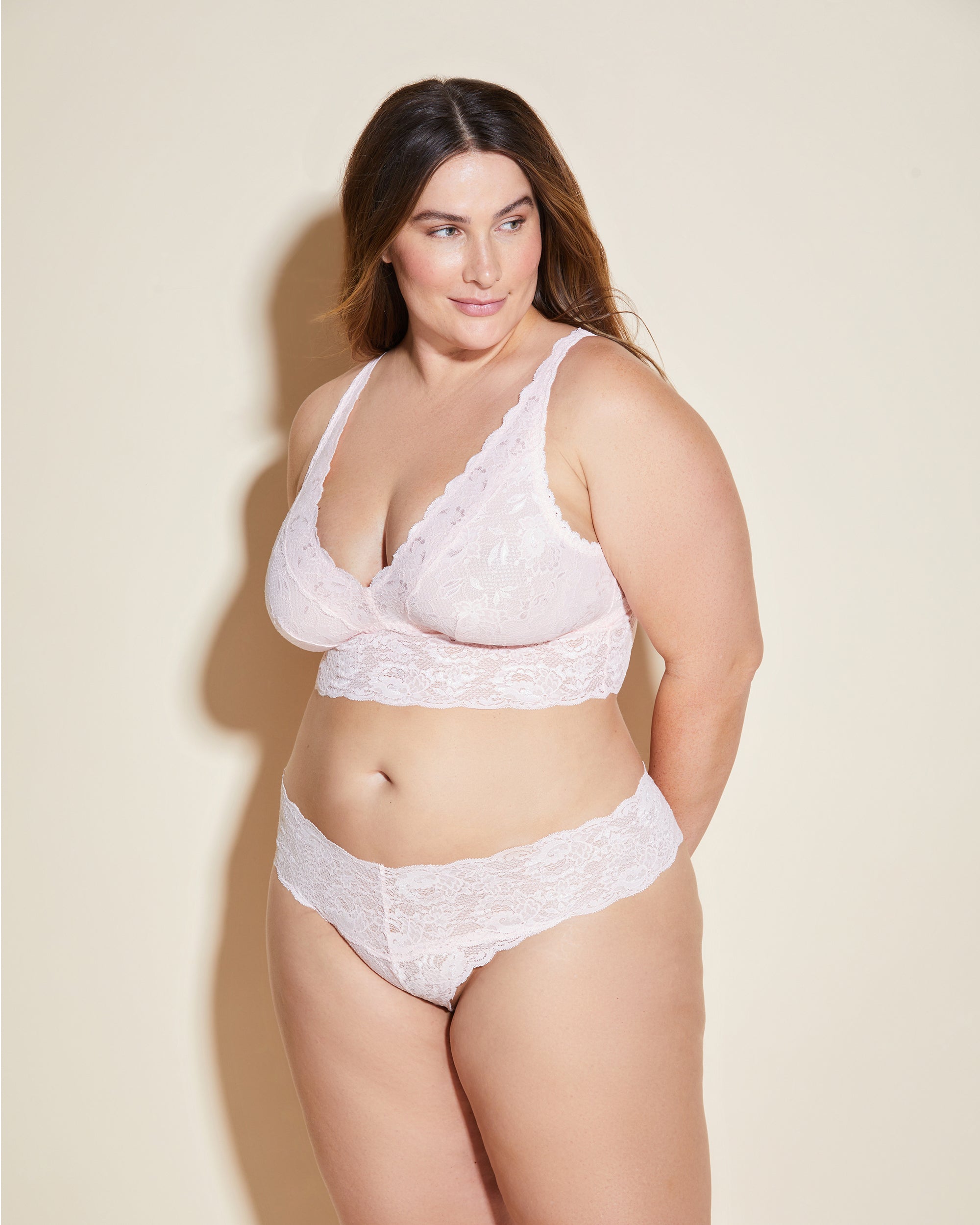 Rosa Tanga - Never Say Never Extended Cutie Tief Sitzender Tanga