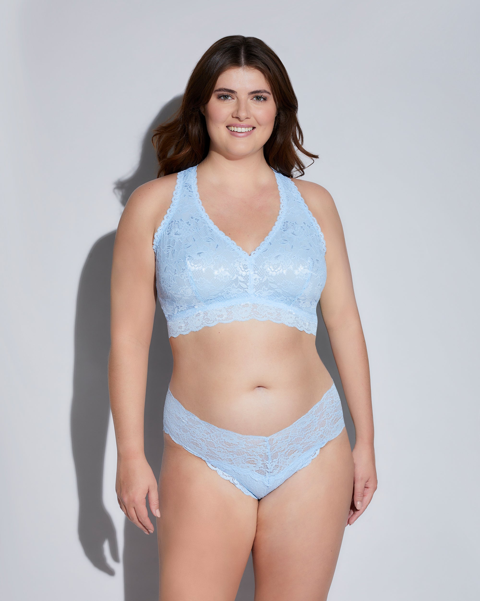 Bleue String - Never Say Never String Ficelle Taille Basse Grande Taille Cutie