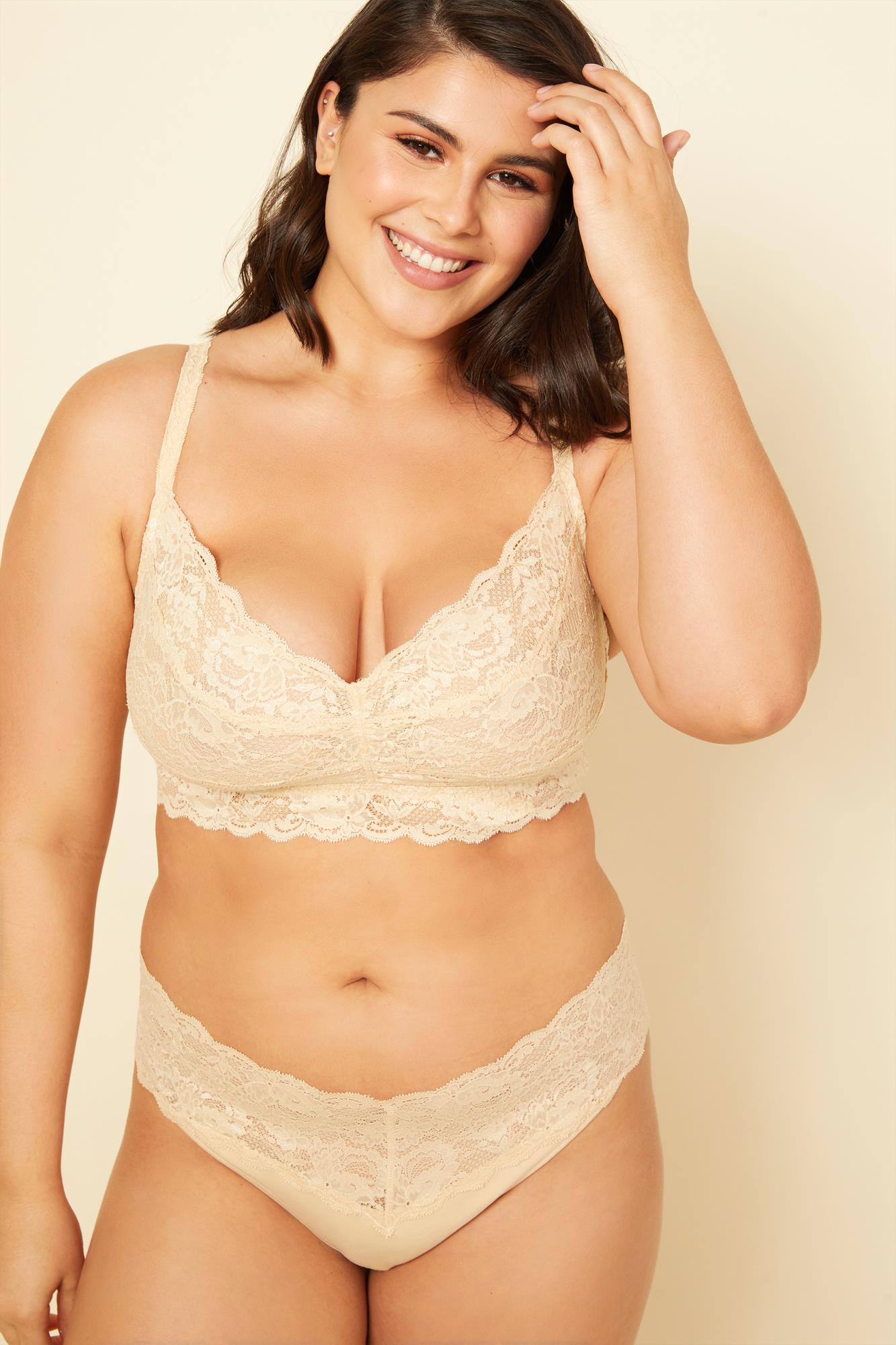 Beige Tanga - Never Say Never Extended Lovelie Tanga