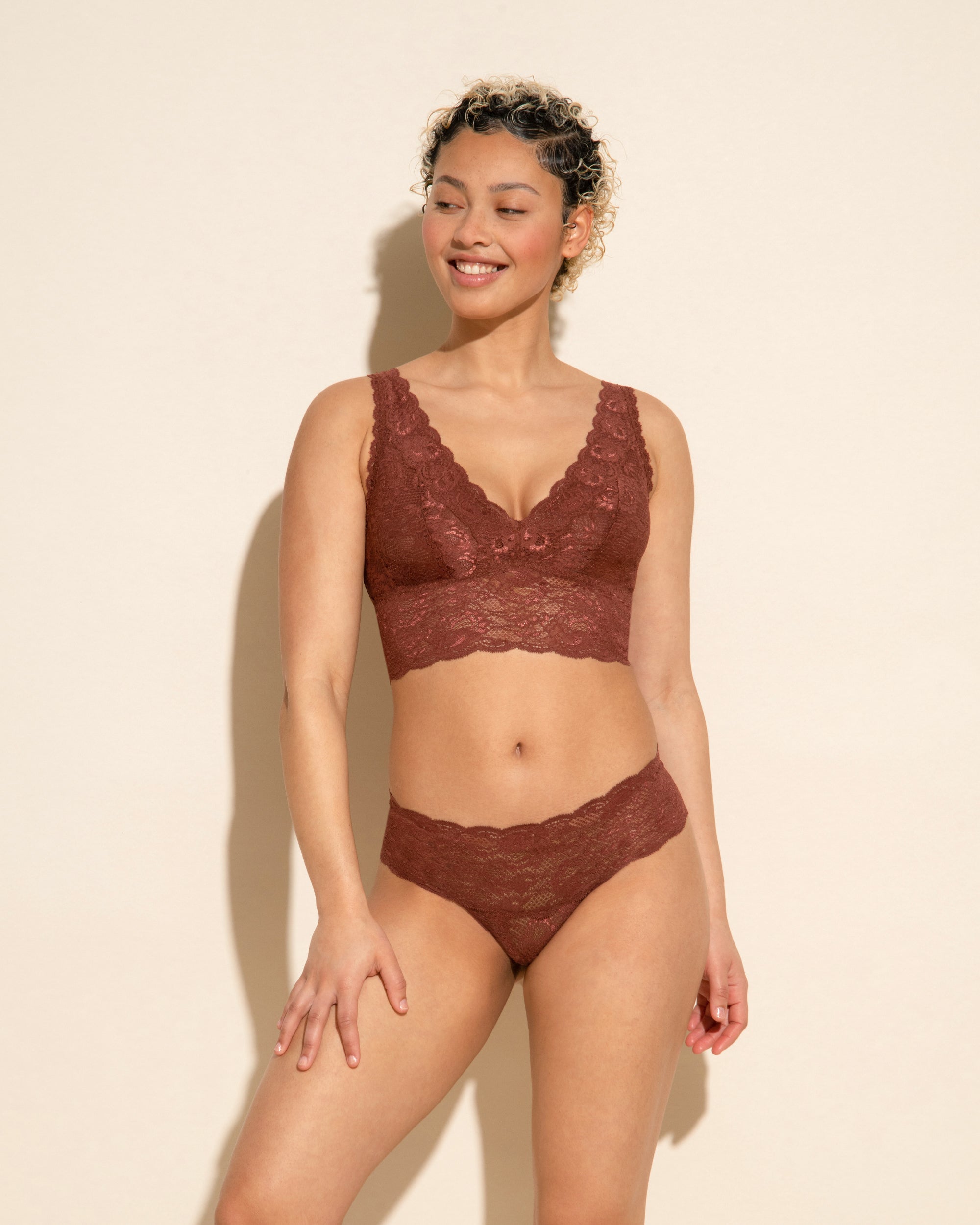 Marrón Tangas - Never Say Never Comfie - Tanga Cómodo