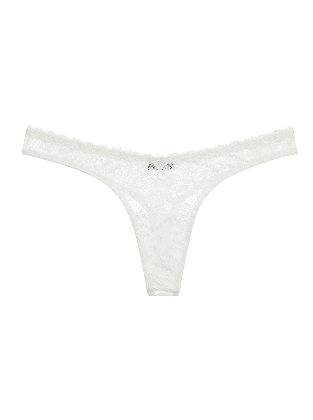 Blanc String - Never Say Never String En V Roxie