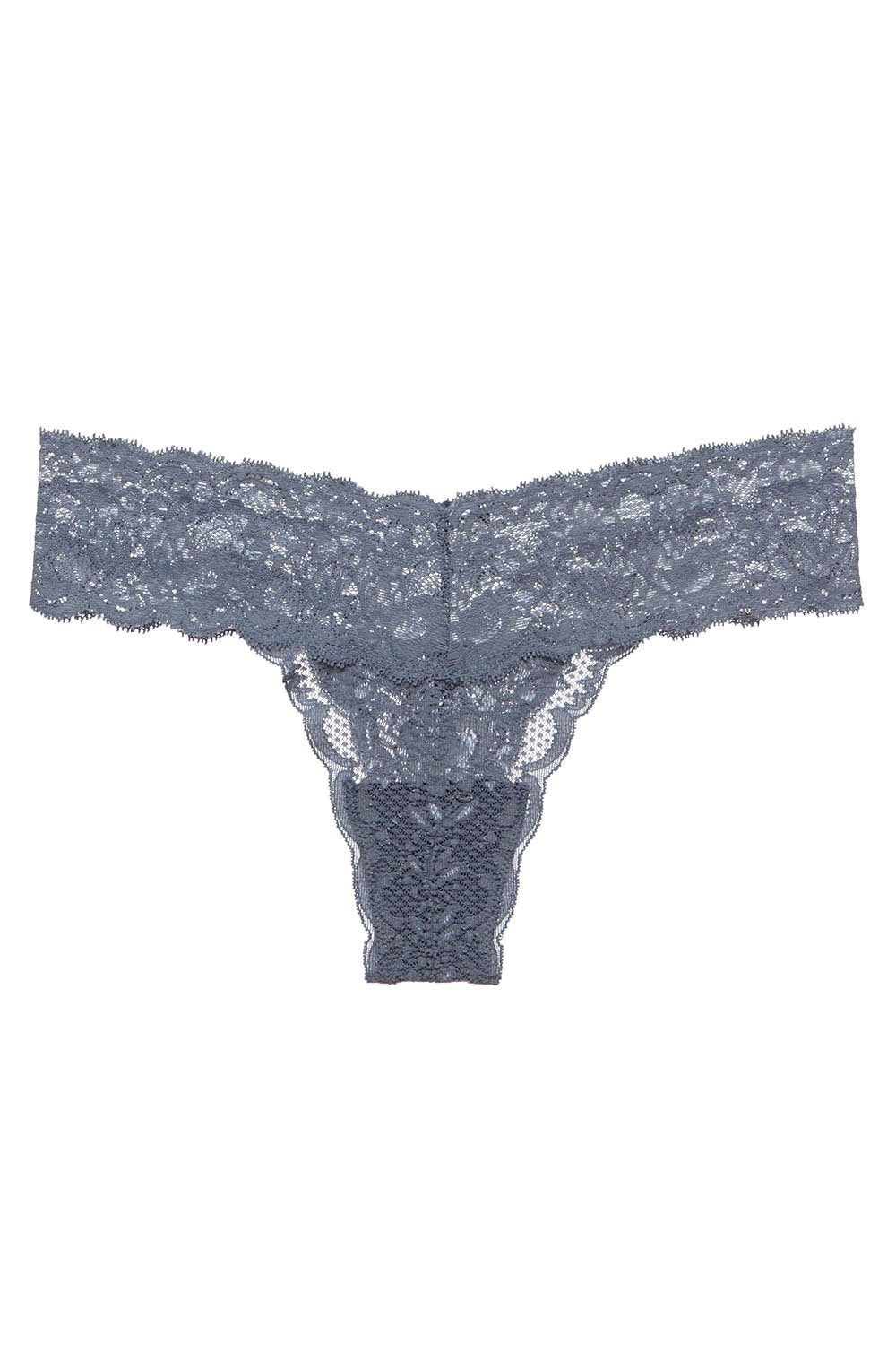 Grau Tanga, Never Say Never Cutie Tief Sitzender Tanga