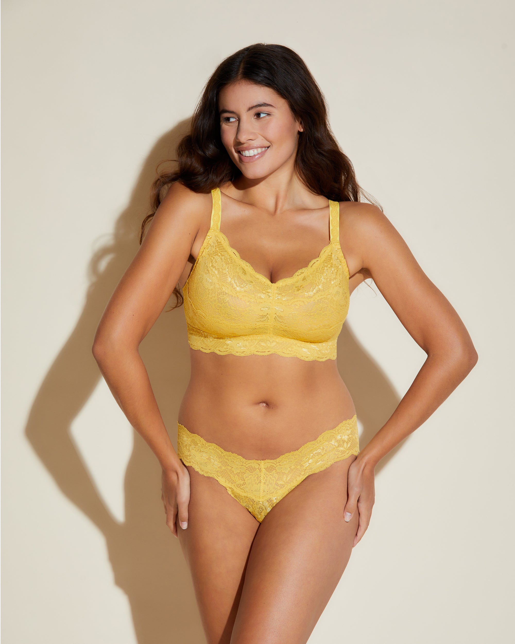 Yellow Thong - Never Say Never Cutie Low Rise Thong