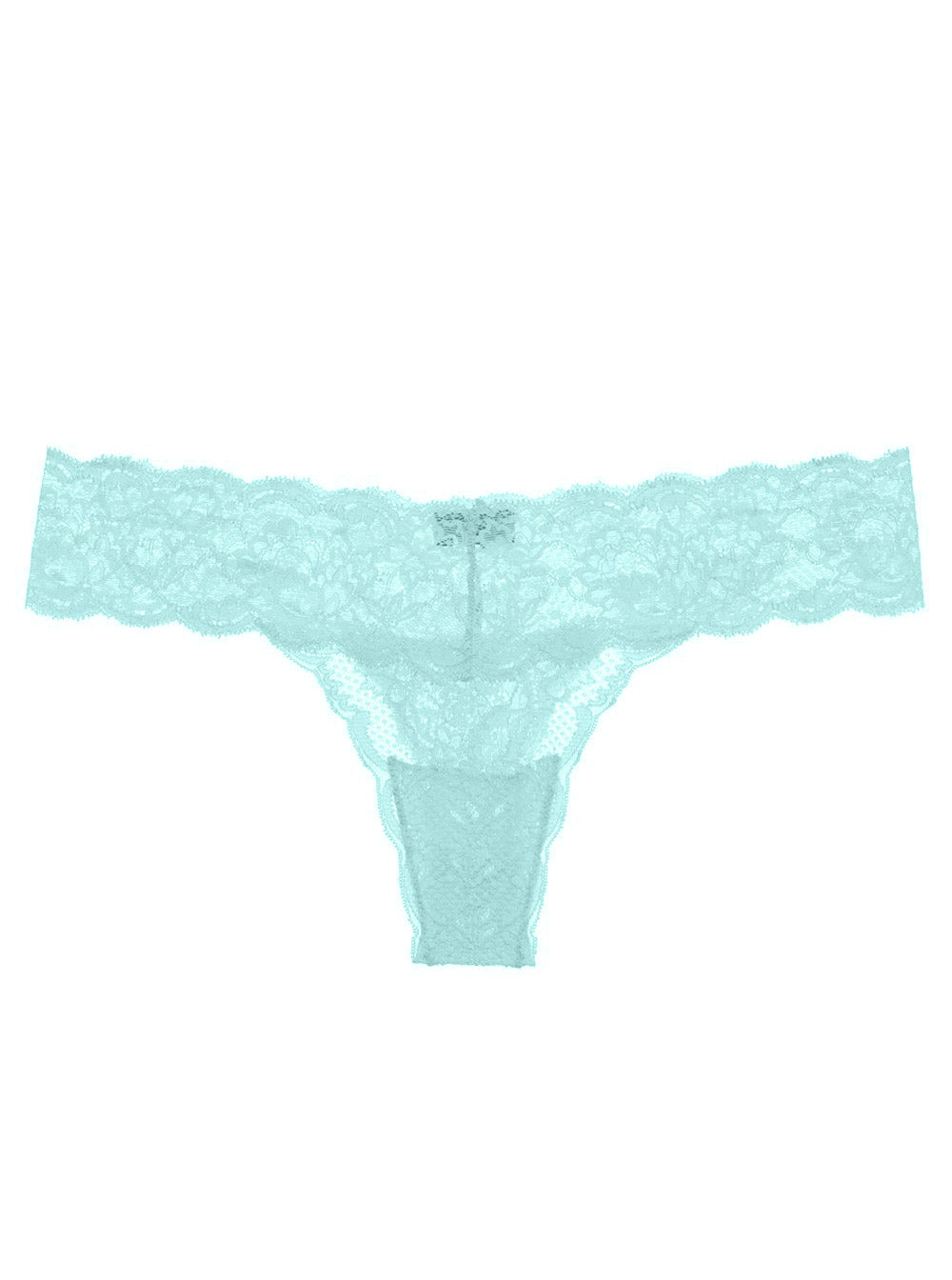 Blau Tanga - Never Say Never Cutie Tief Sitzender Tanga