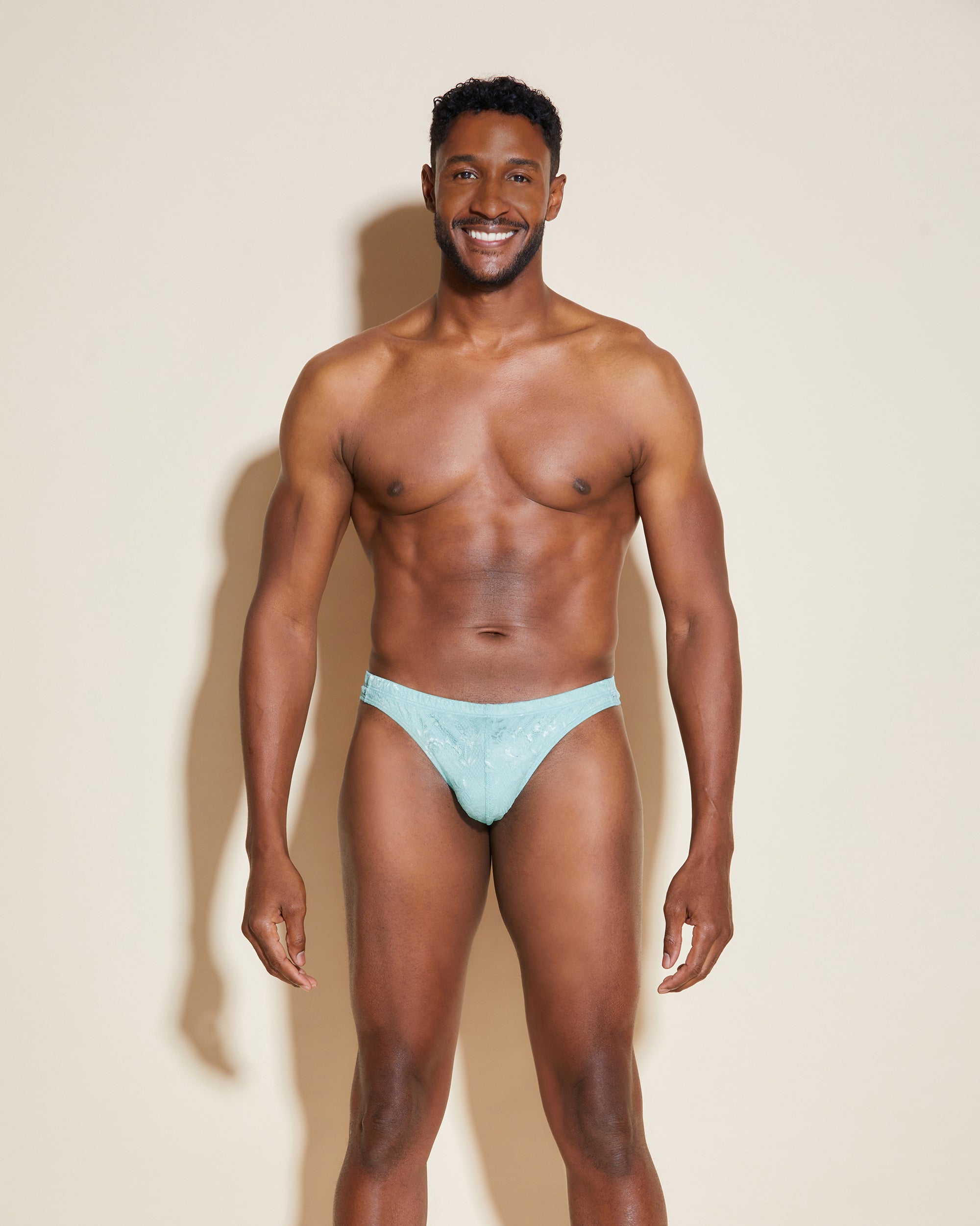 Blau G-Strings Für Herren - Never Say Never Klassischer G-String