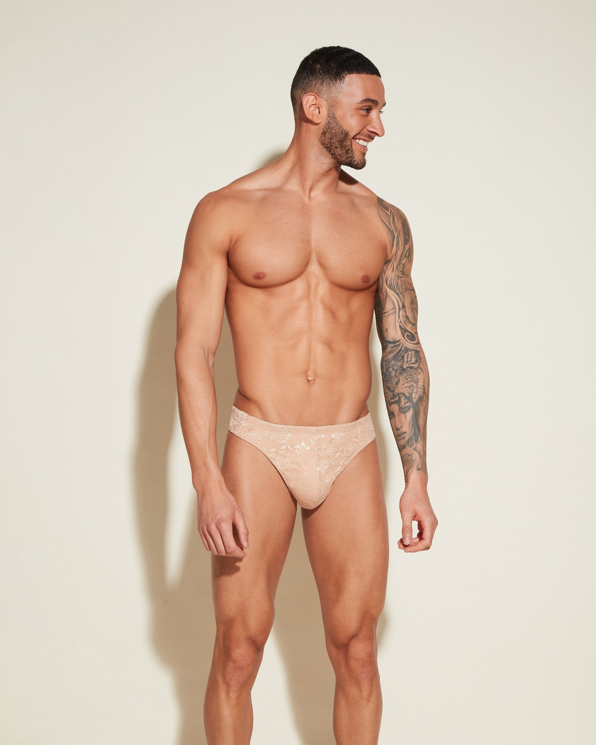 Marron G String Homme - Never Say Never String Classique