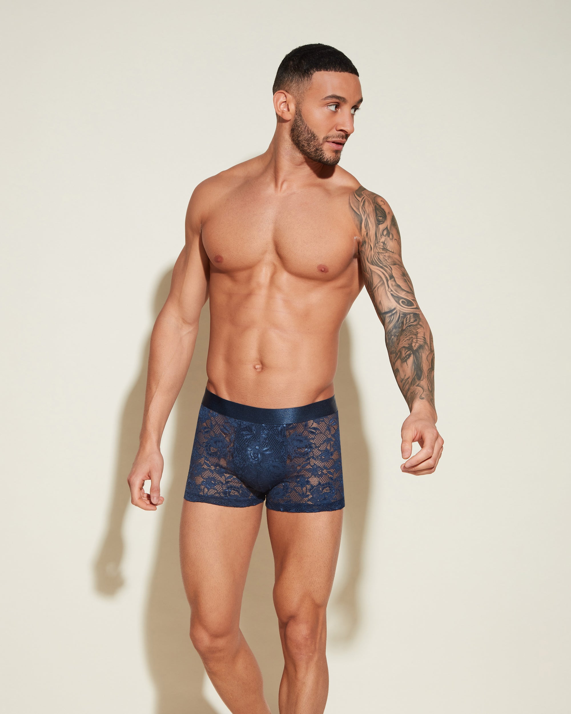 Blau Herren Slipls - Never Say Never Form Classic Trunk