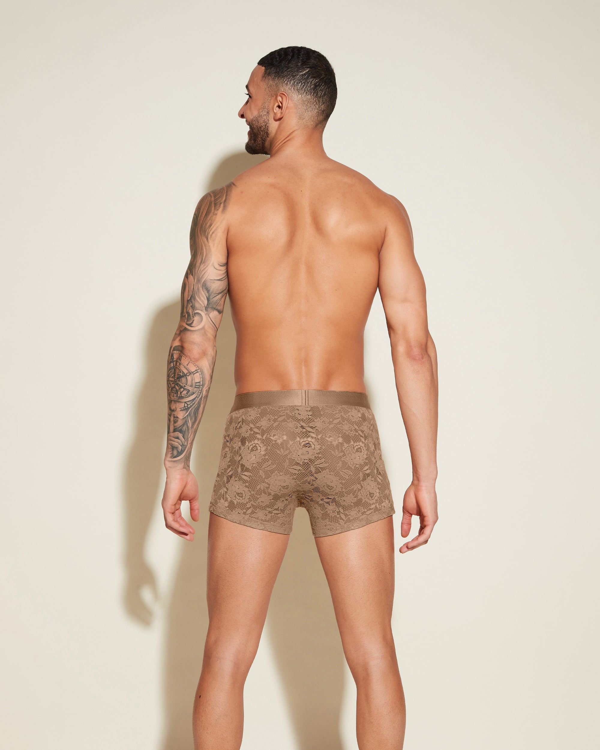 Braun Herren Slipls - Never Say Never Form Classic Trunk