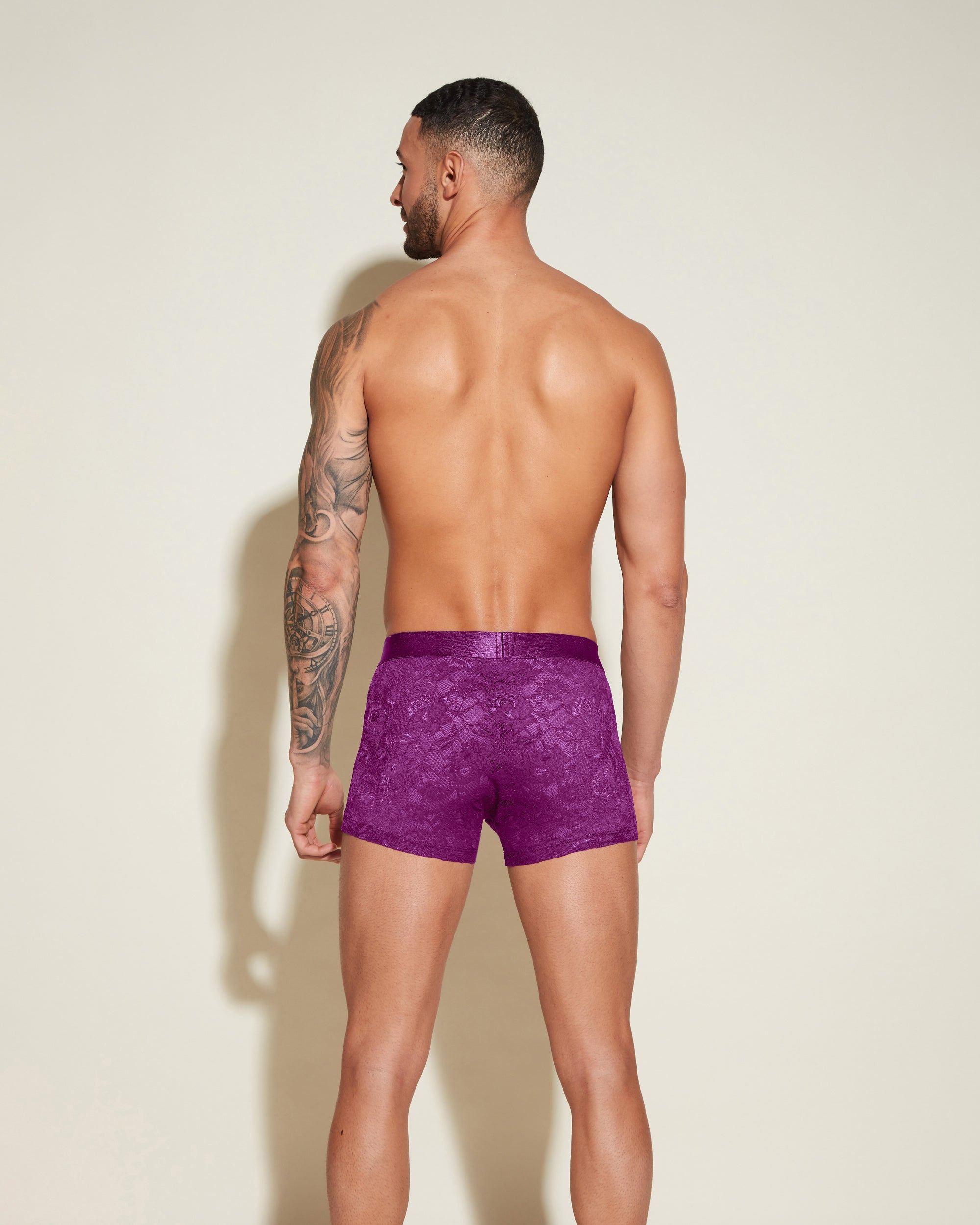 Viola Slip Uomo - Never Say Never Boxer Attillati Classici