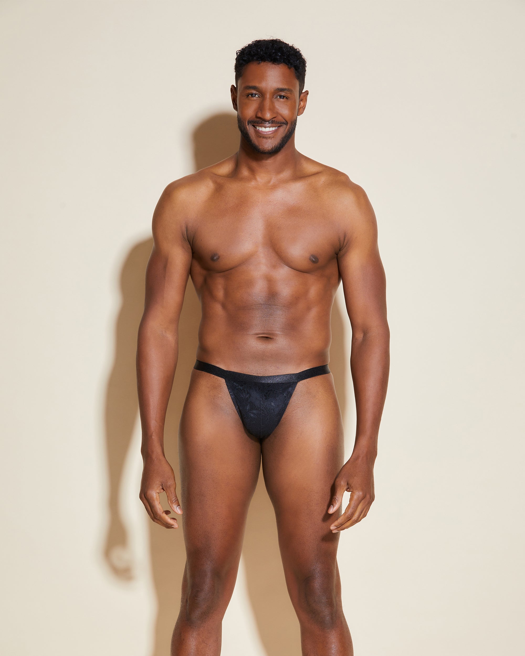 Negro Tangas Para Hombres - Never Say Never Tanga De Hijo