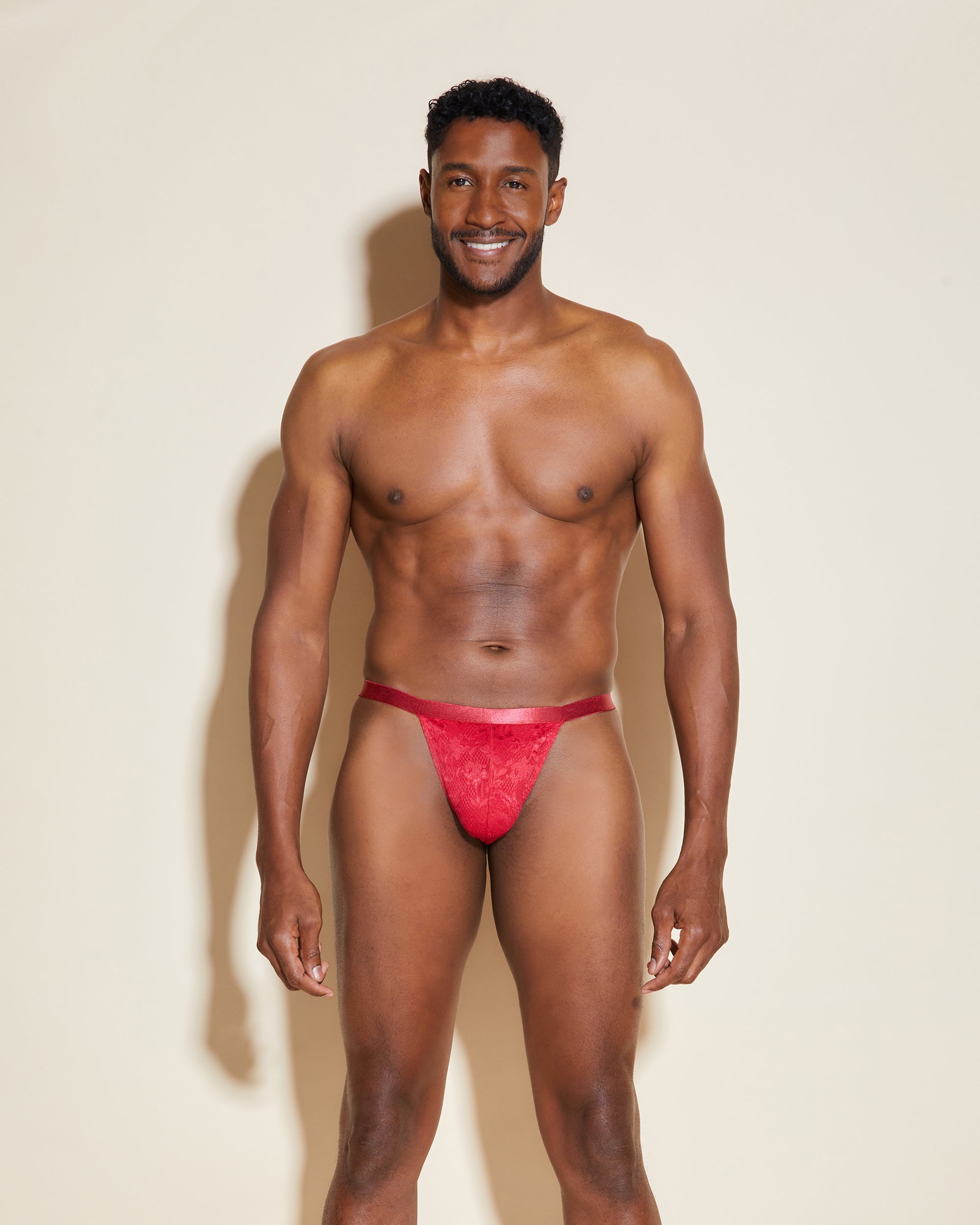 Rot Tangas Für Herren - Never Say Never G-String