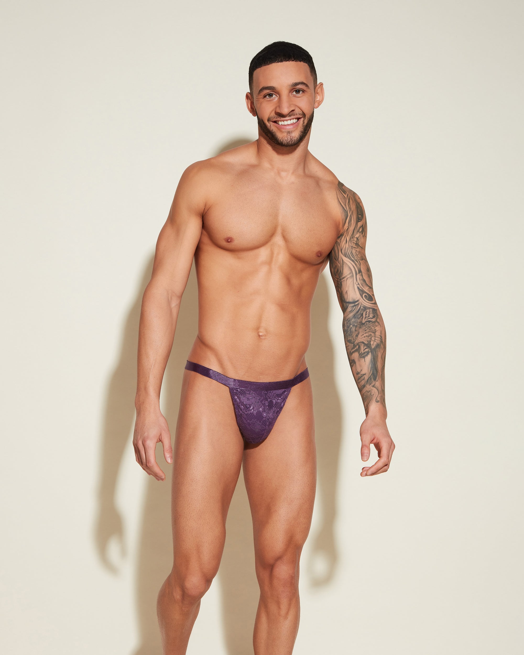 Violette String Homme - Never Say Never String Italien