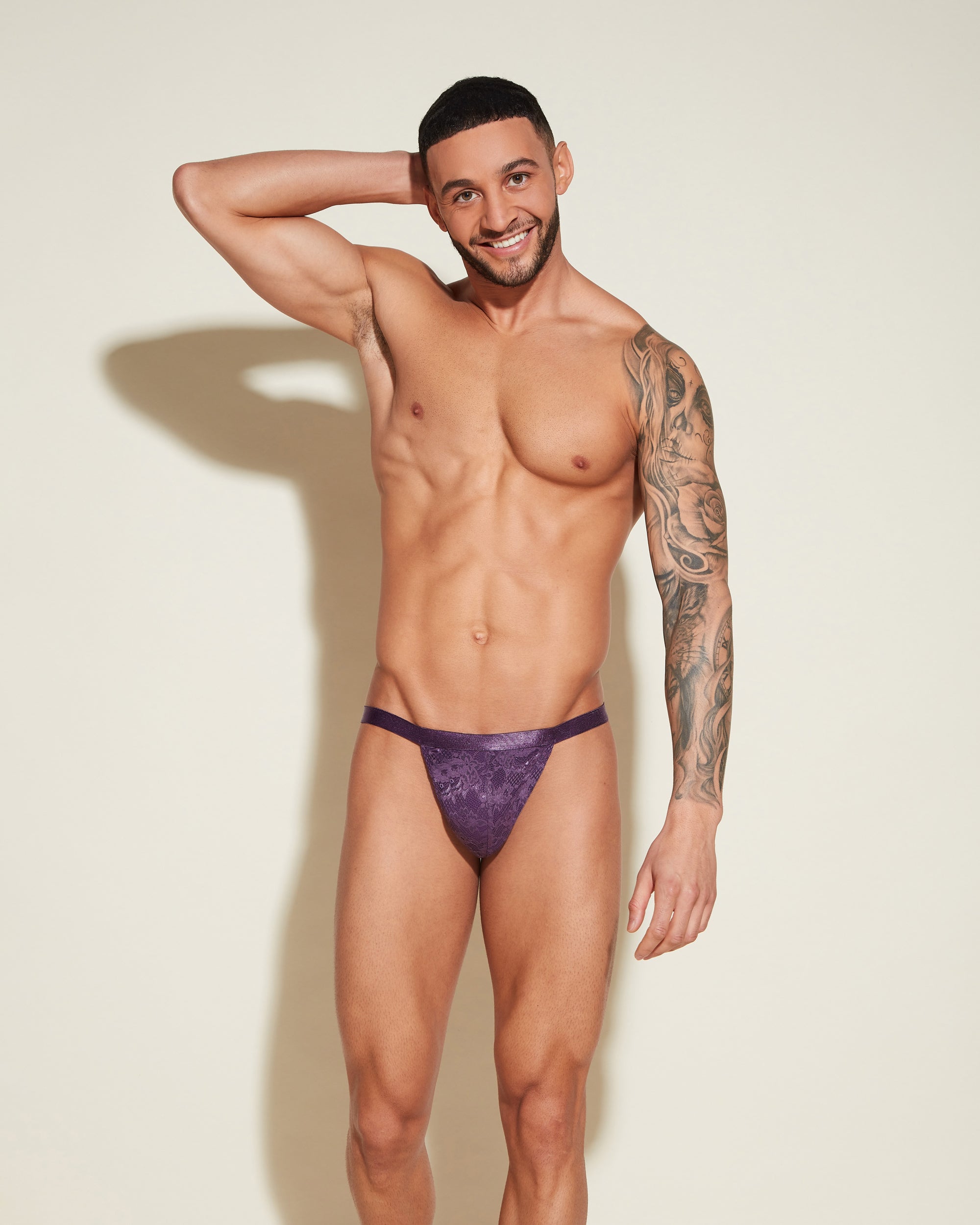 Violette String Homme - Never Say Never String Italien