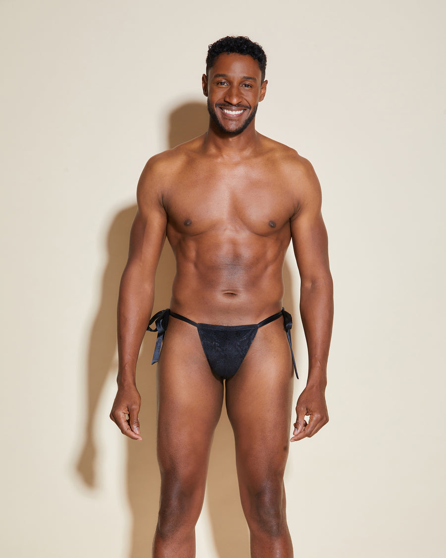 Perizoma Con Fascia Elastica Nero - Foto 6