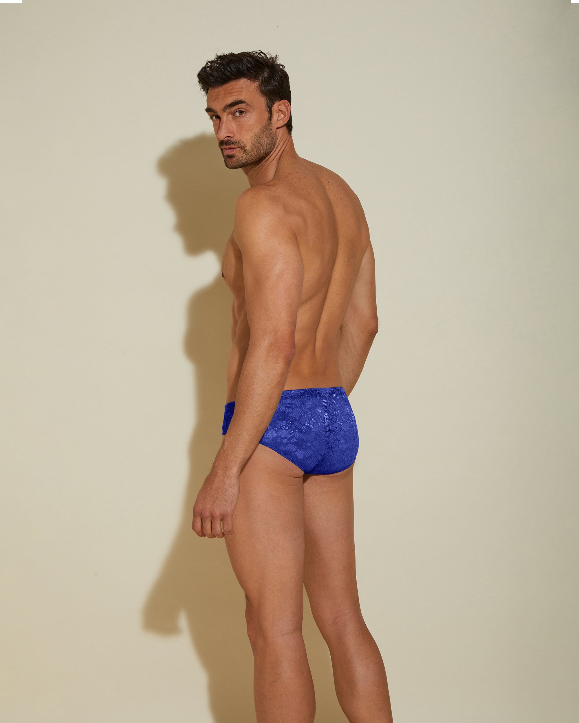 Blue Mens Brief - Never Say Never Comfort Micro Brief