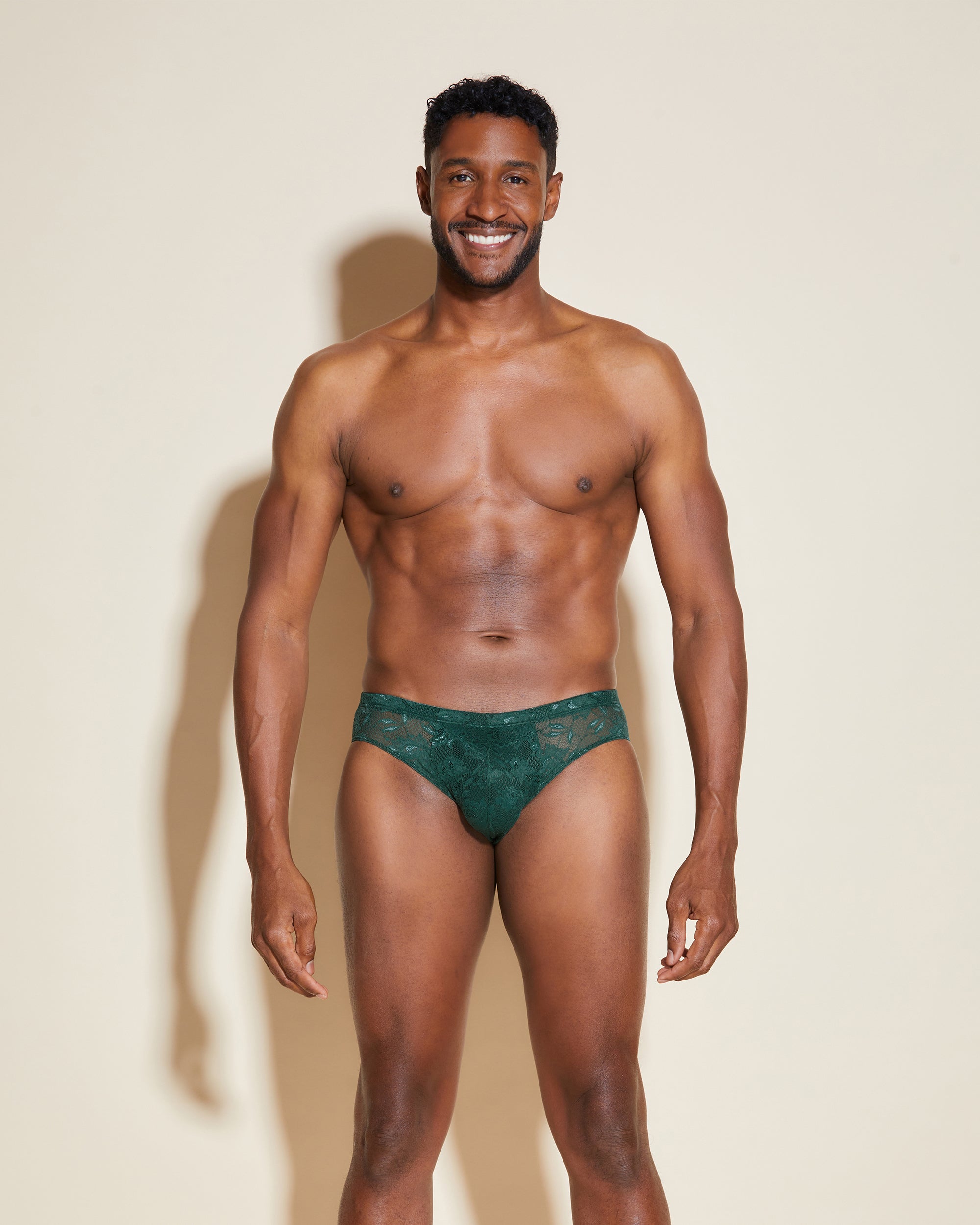 Green Mens Brief - Never Say Never Comfort Micro Brief