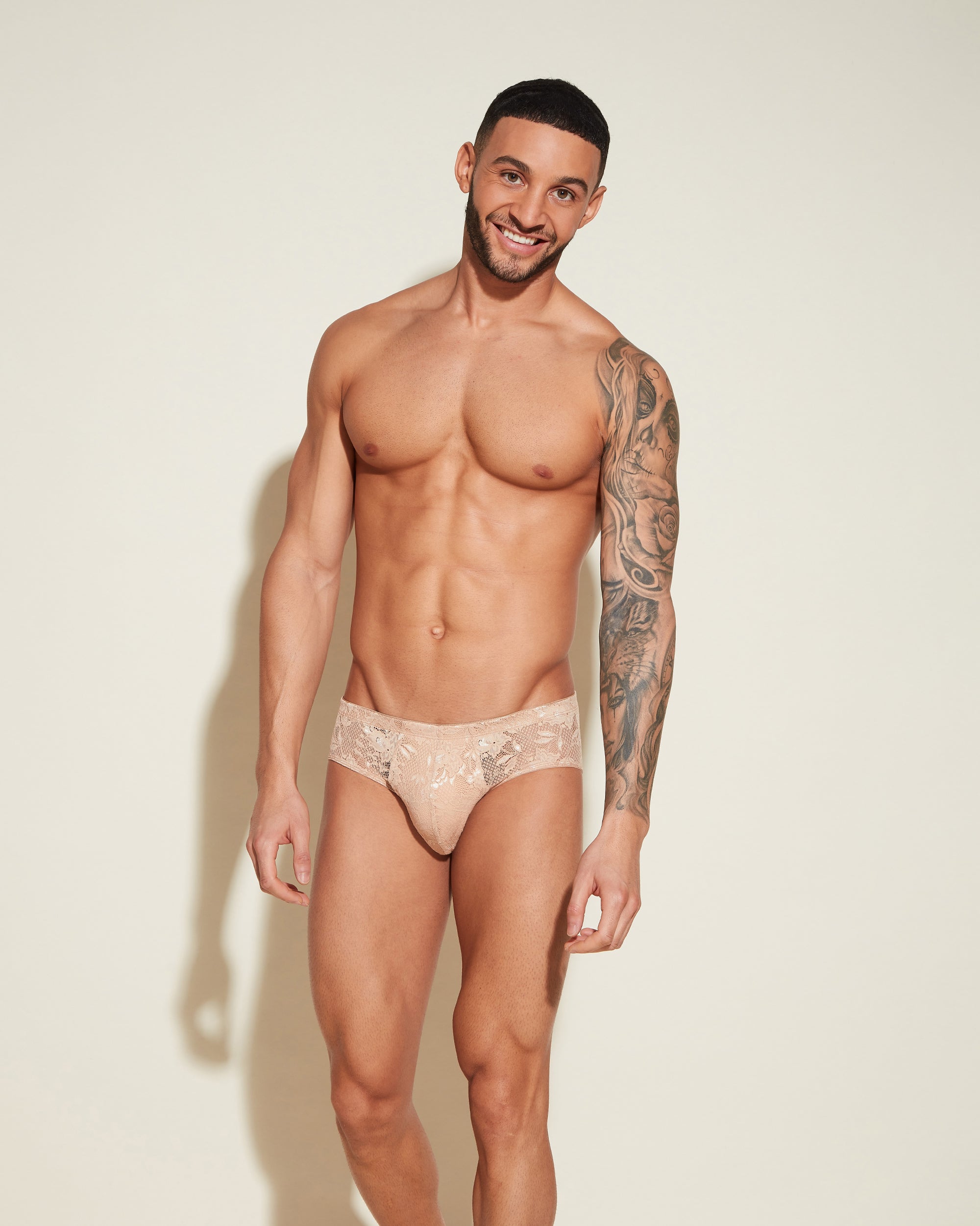 Braun Herren Slipls - Never Say Never Komfort Mikro-Slip