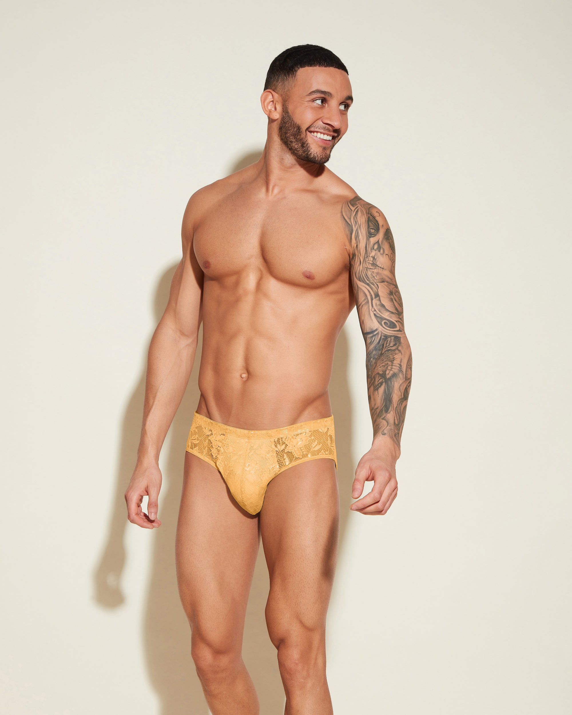 Yellow Mens Brief - Never Say Never Comfort Micro Brief