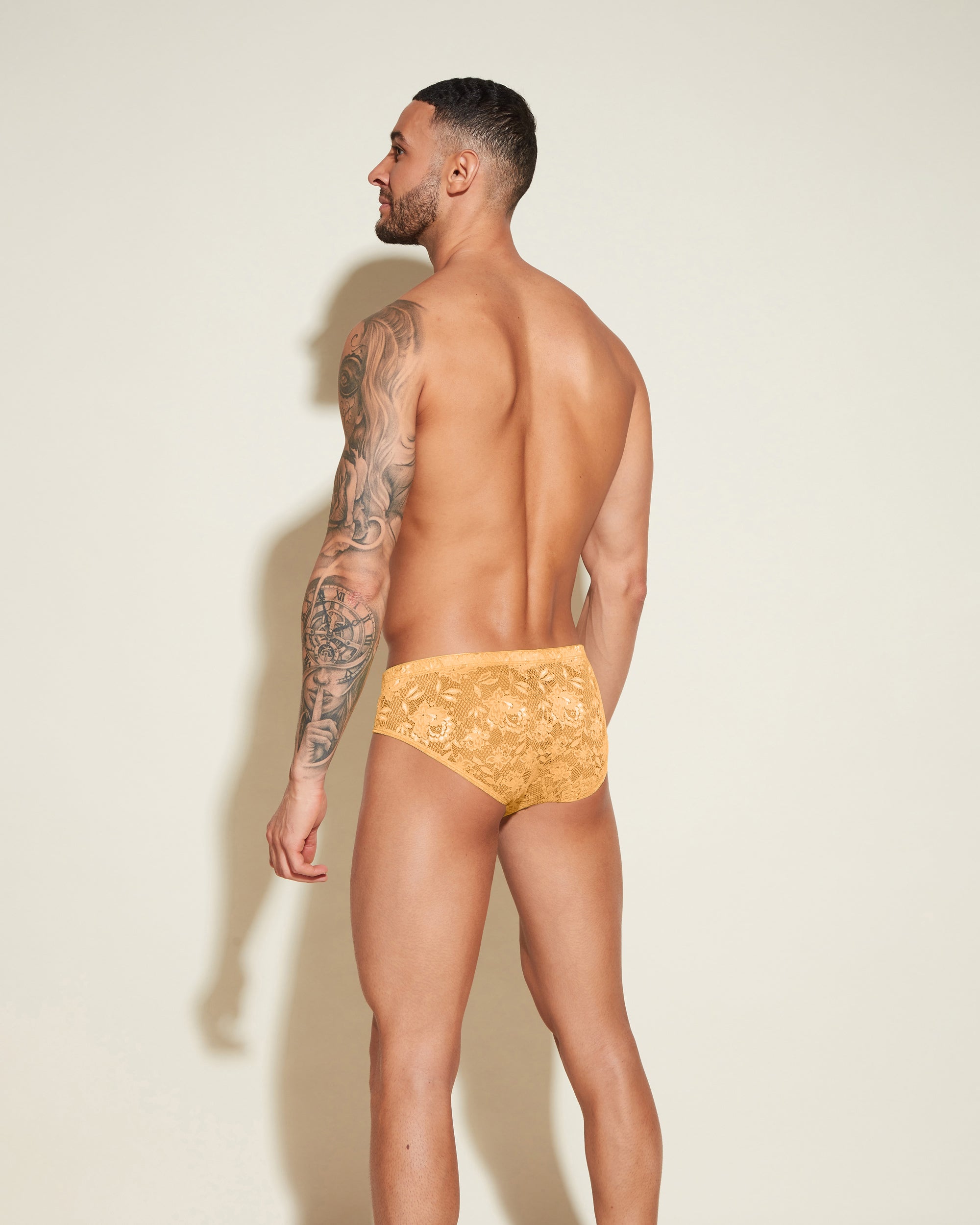 Gelb Herren Slipls - Never Say Never Komfort Mikro-Slip
