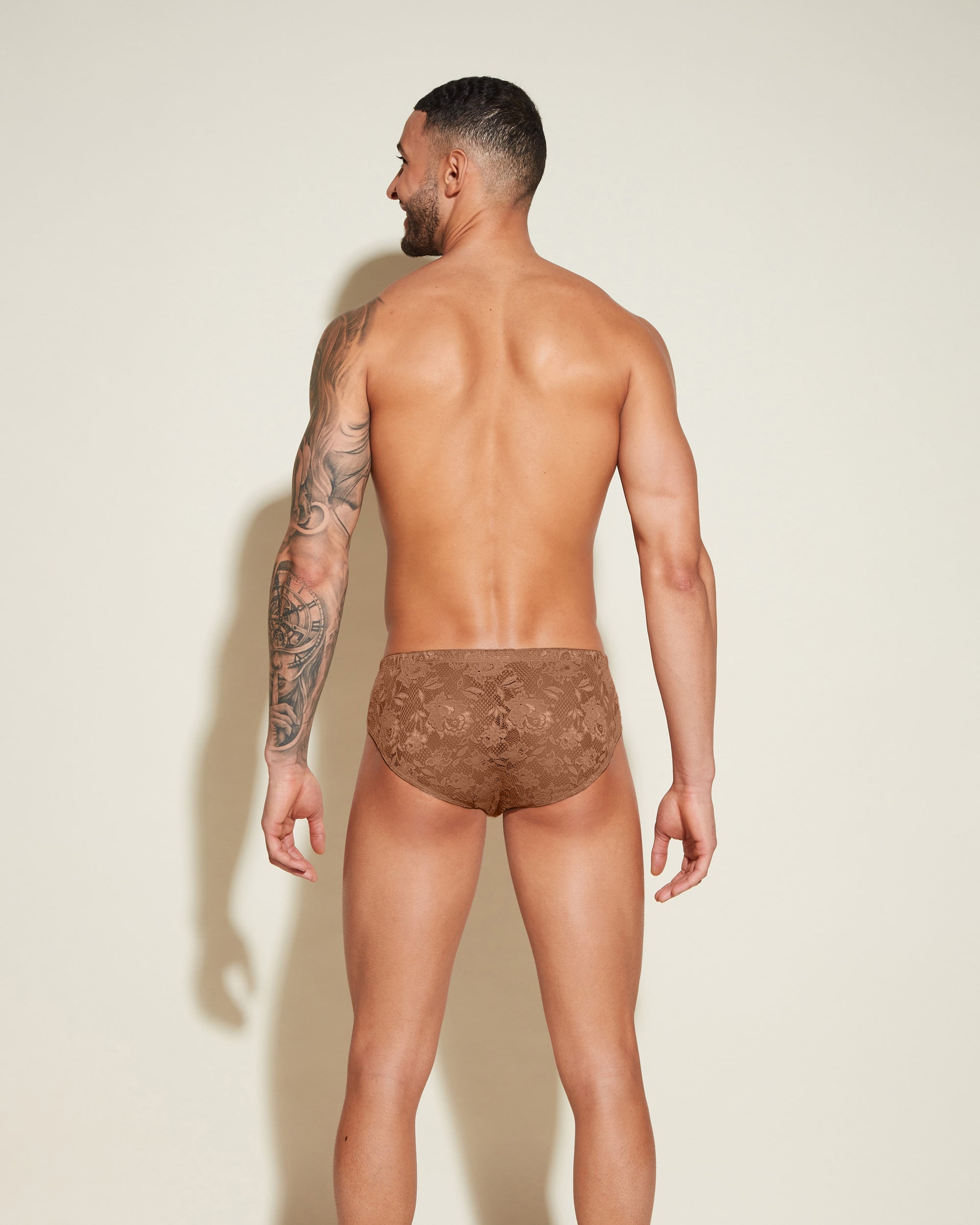 Braun Herren Slipls - Never Say Never Komfort Mikro-Slip
