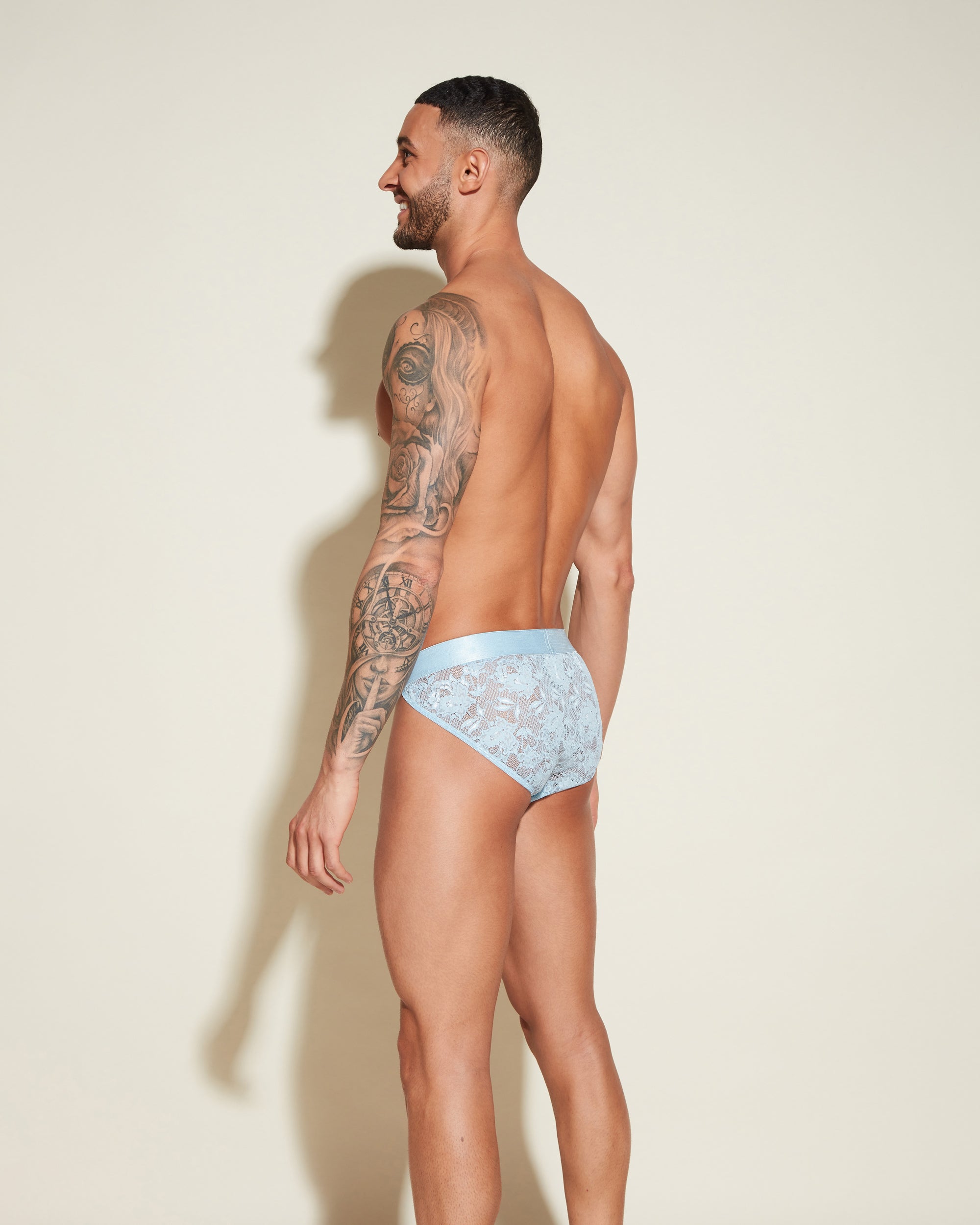 Bleue Slip Homme - Never Say Never Calecon Sport