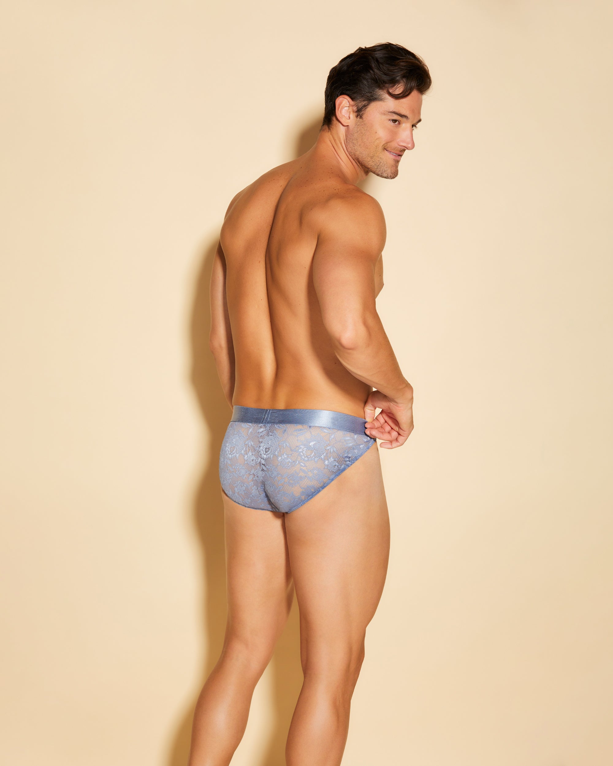 Blue Mens Brief - Never Say Never Sports Brief