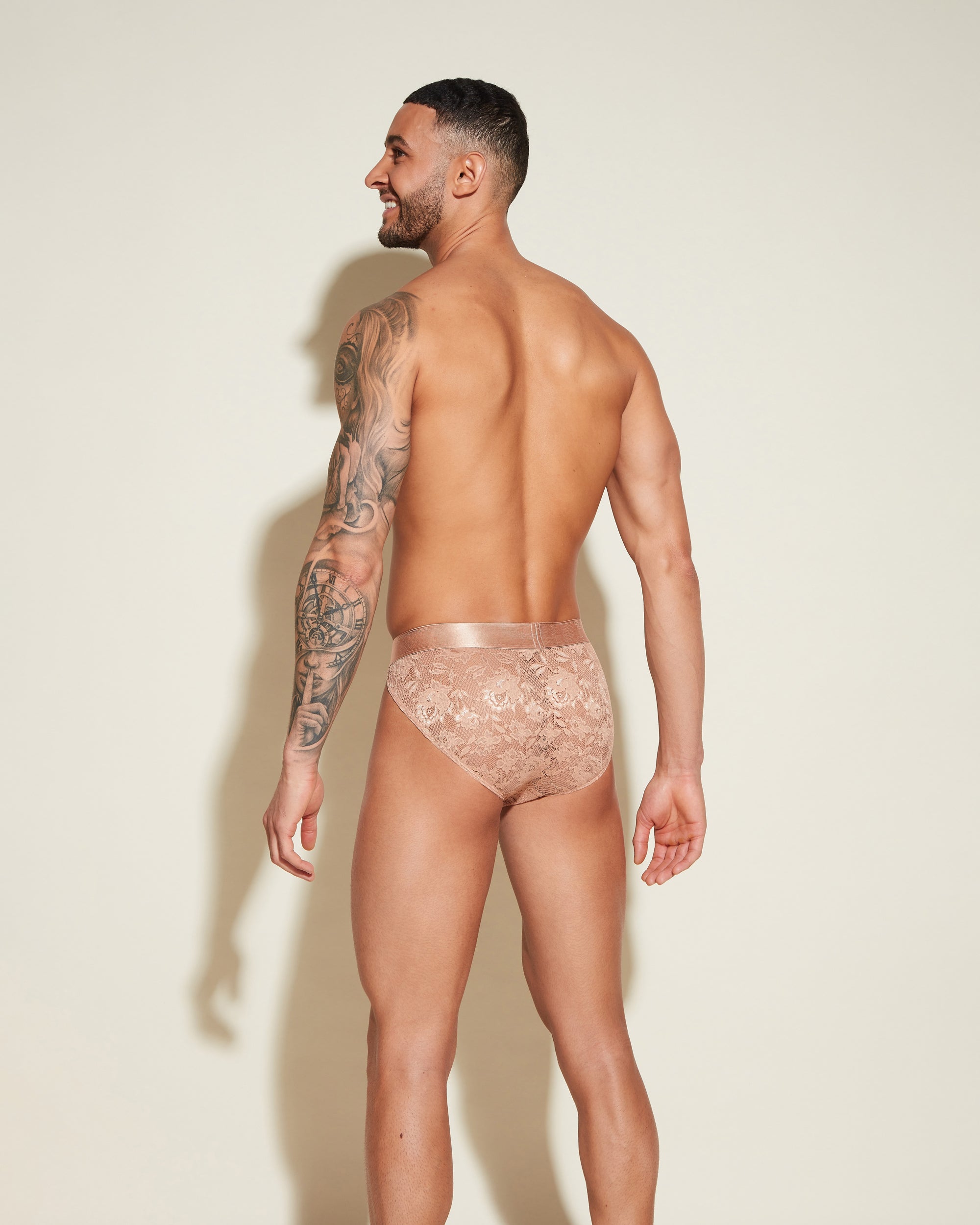 Braun Herren Slipls - Never Say Never Sports Brief