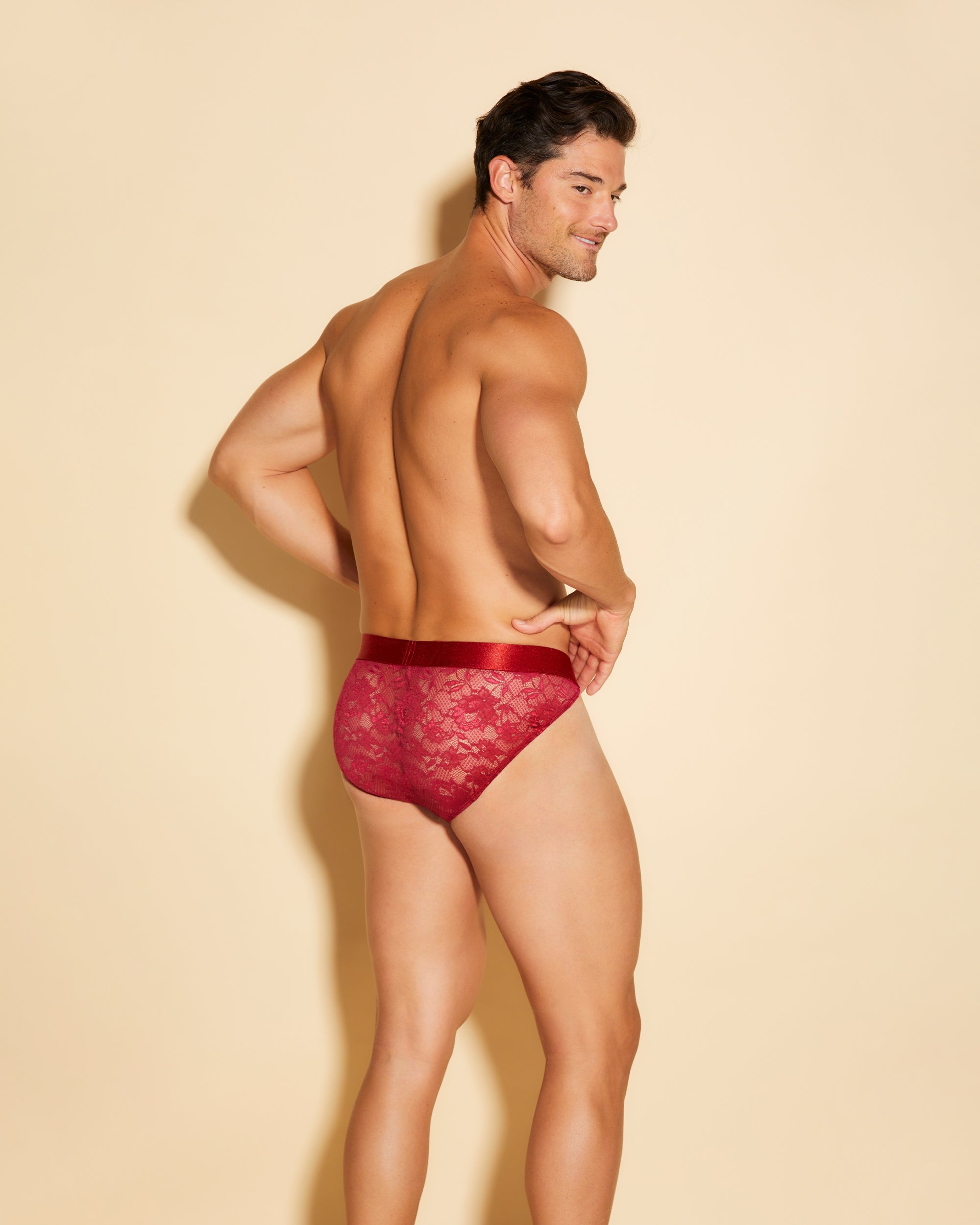 Roja Calzoncillos Para Hombres - Never Say Never Braga Deportiva