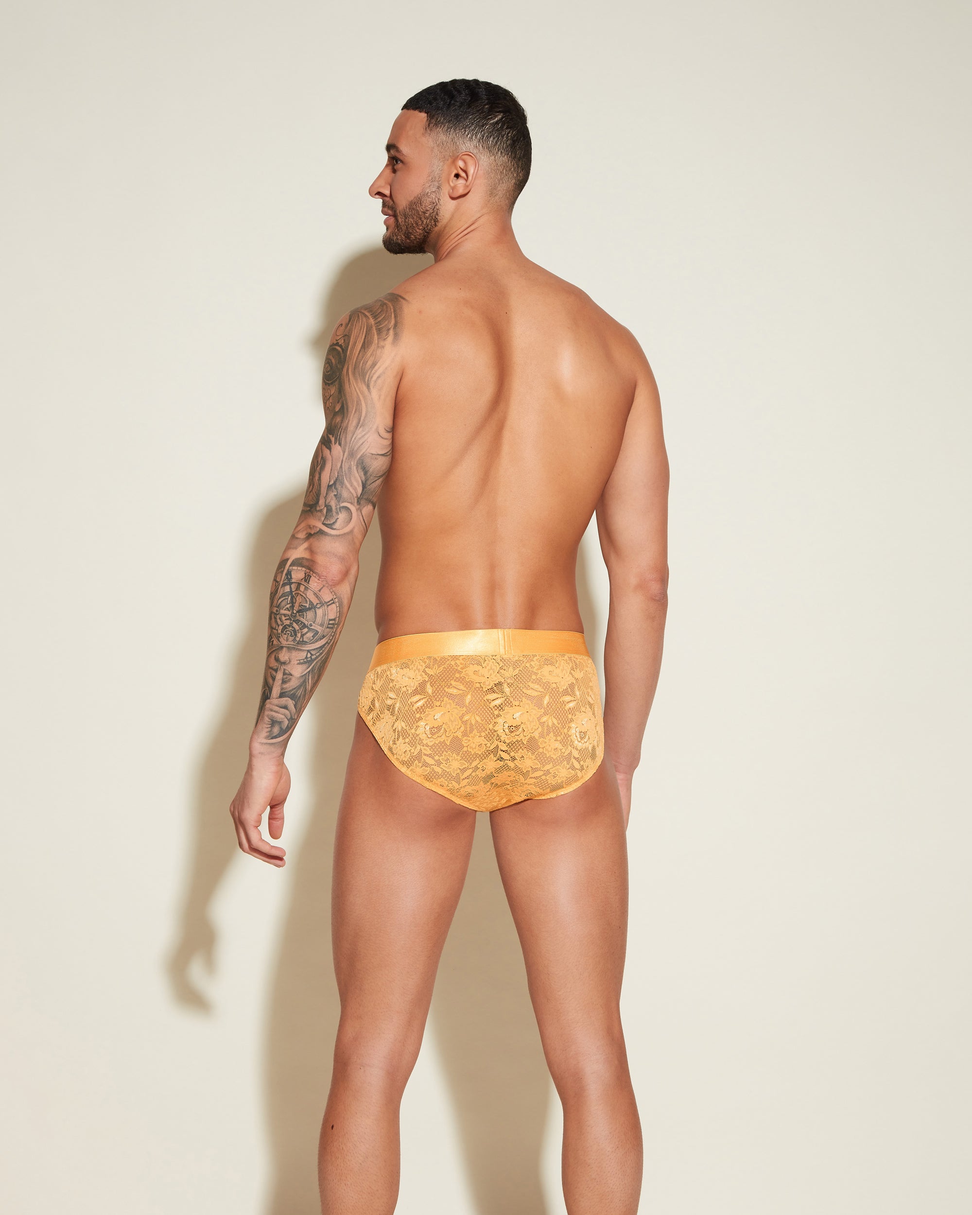 Amarilla Calzoncillos Para Hombres - Never Say Never Braga Deportiva