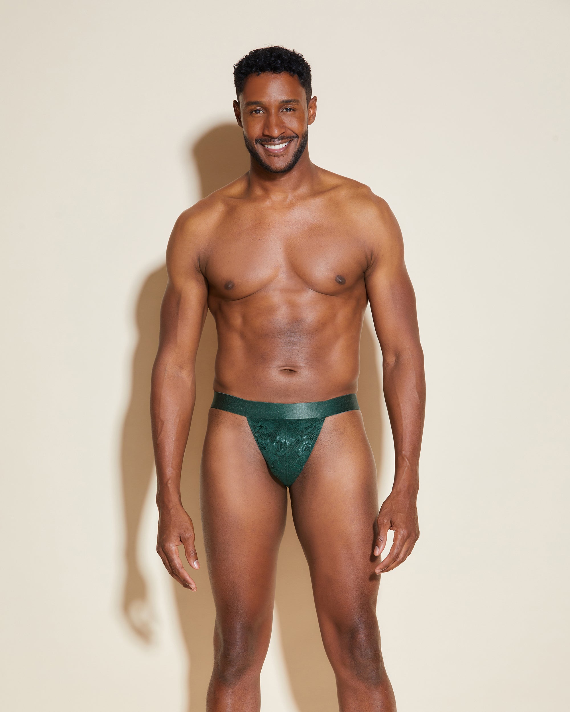 Verte Jockstrap Homme - Never Say Never Suspensoir