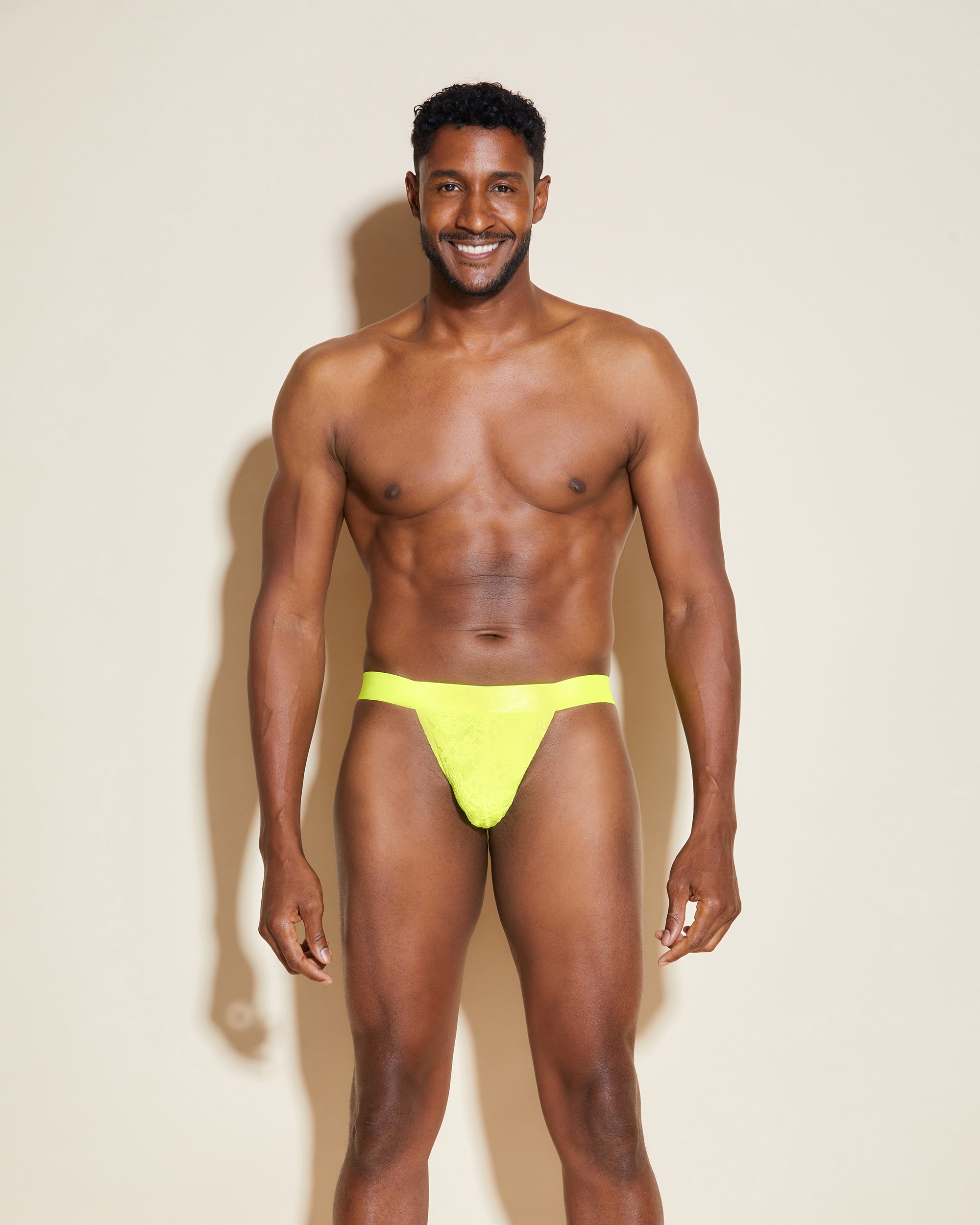 Yellow Mens Jockstrap - Never Say Never Jock Strap