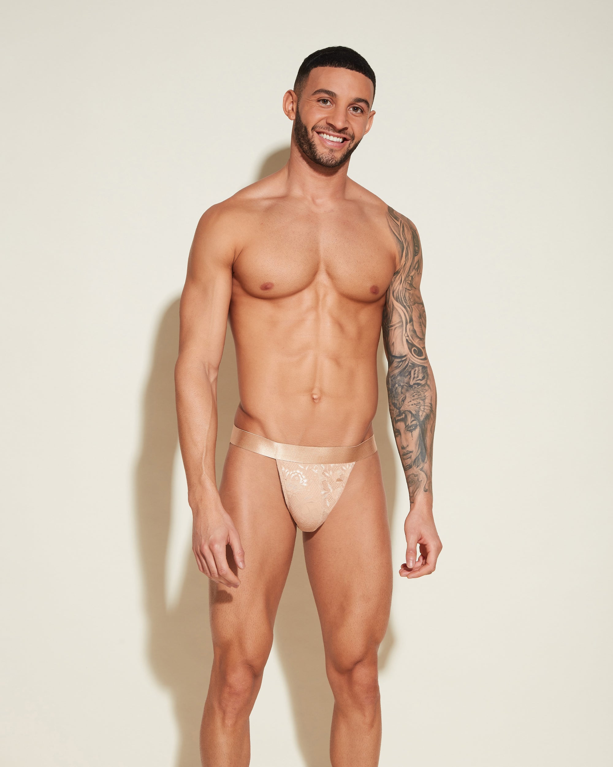 Marrón Suspensorios Para Hombres - Never Say Never Suspensorio