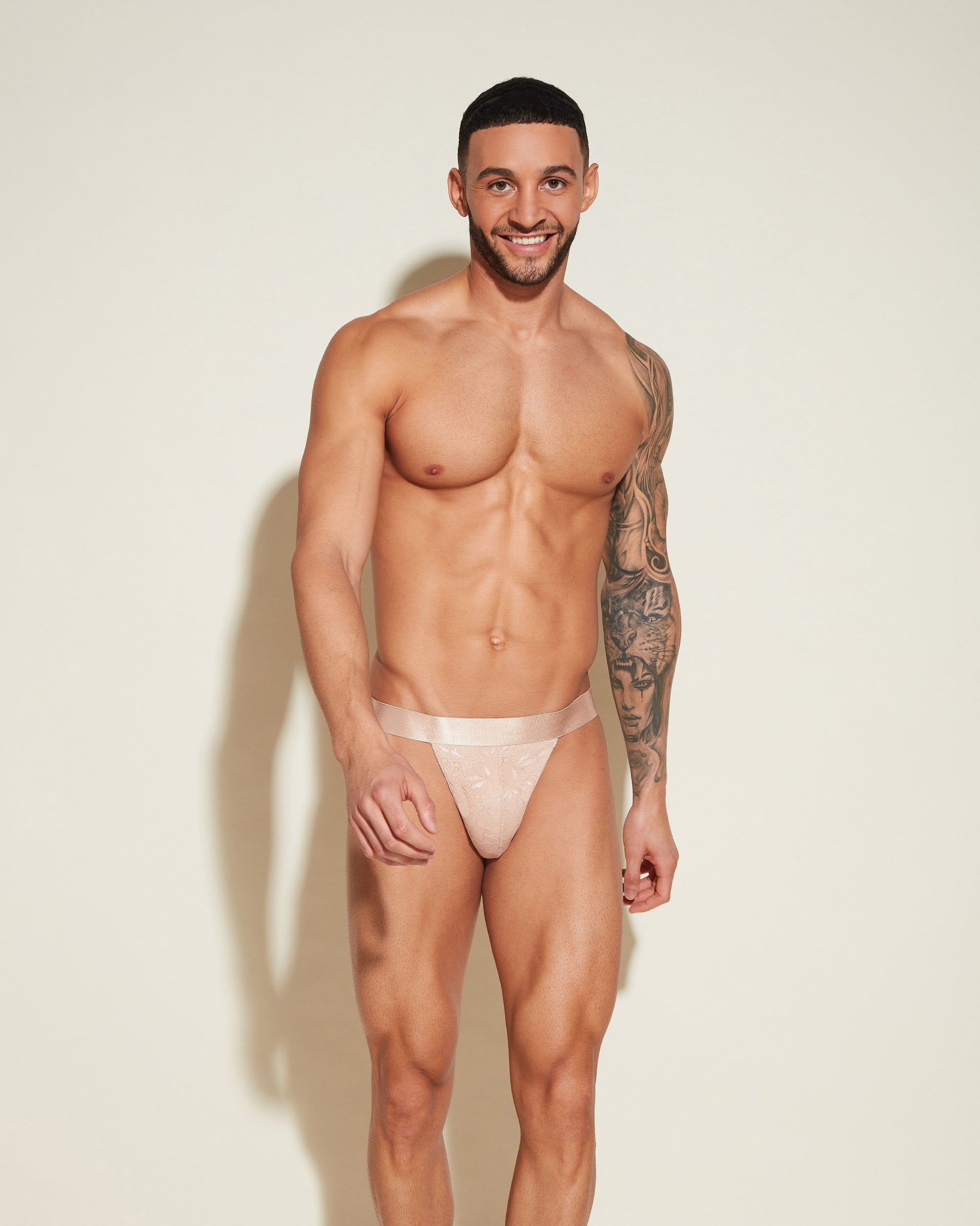 Beige Jock Straps Für Herrren - Never Say Never Jock Strap